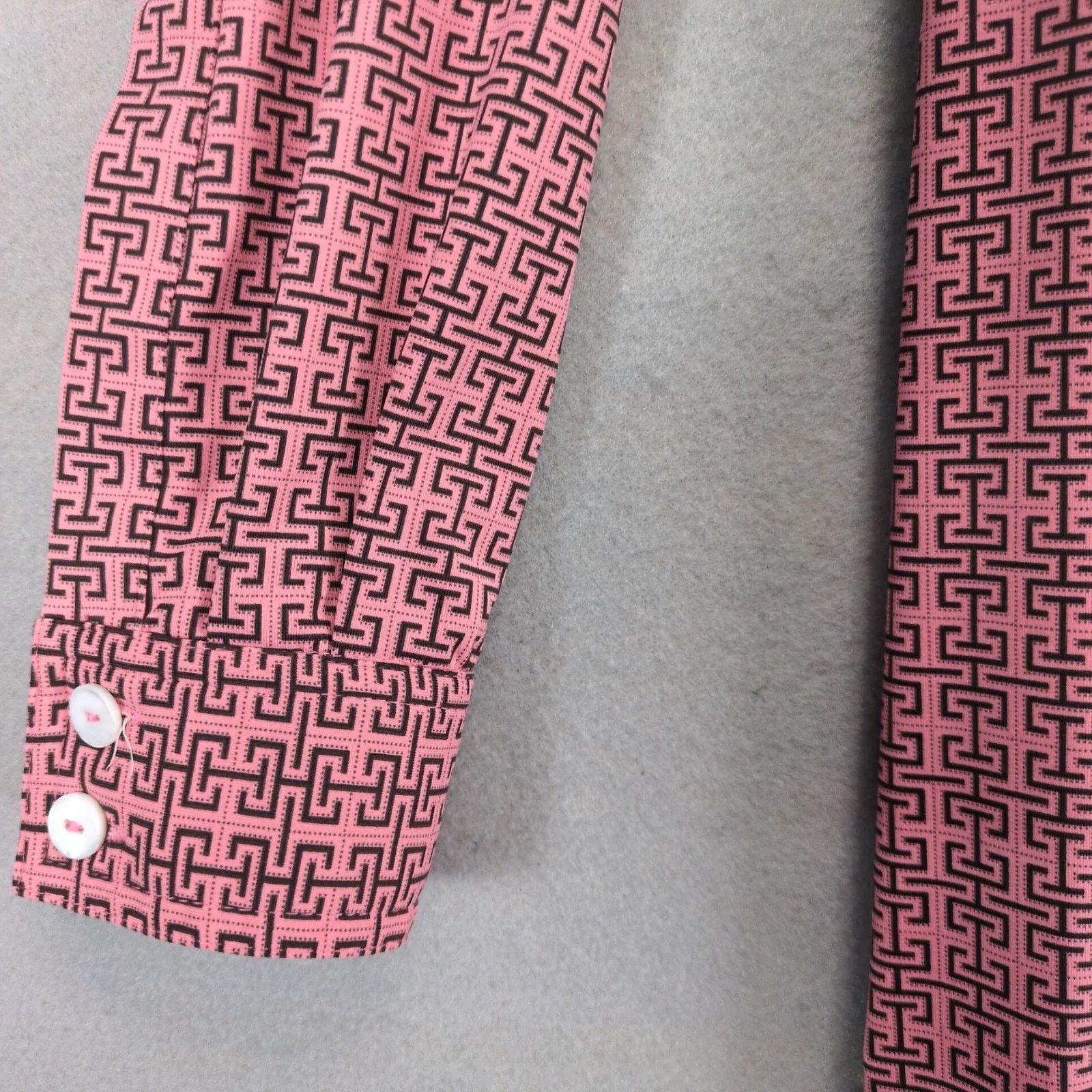 Other Ellie Kai Pink Geometric Shirt Dress Sz 2 Scuba Fabric Size XS / US 0-2 / IT 36-38 - 8 Thumbnail