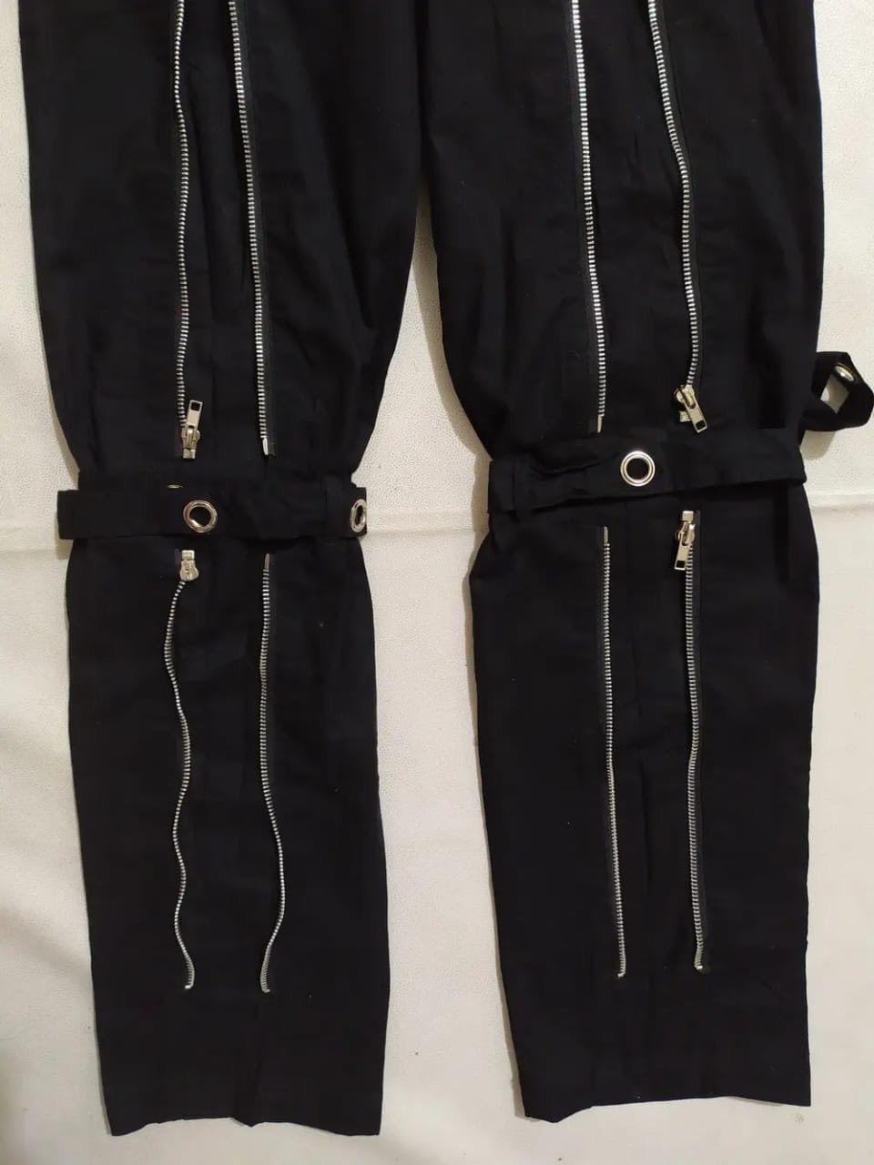 Japanese Brand Rosselio Bondage Punk Zipper Pants Size US 29 - 3 Thumbnail