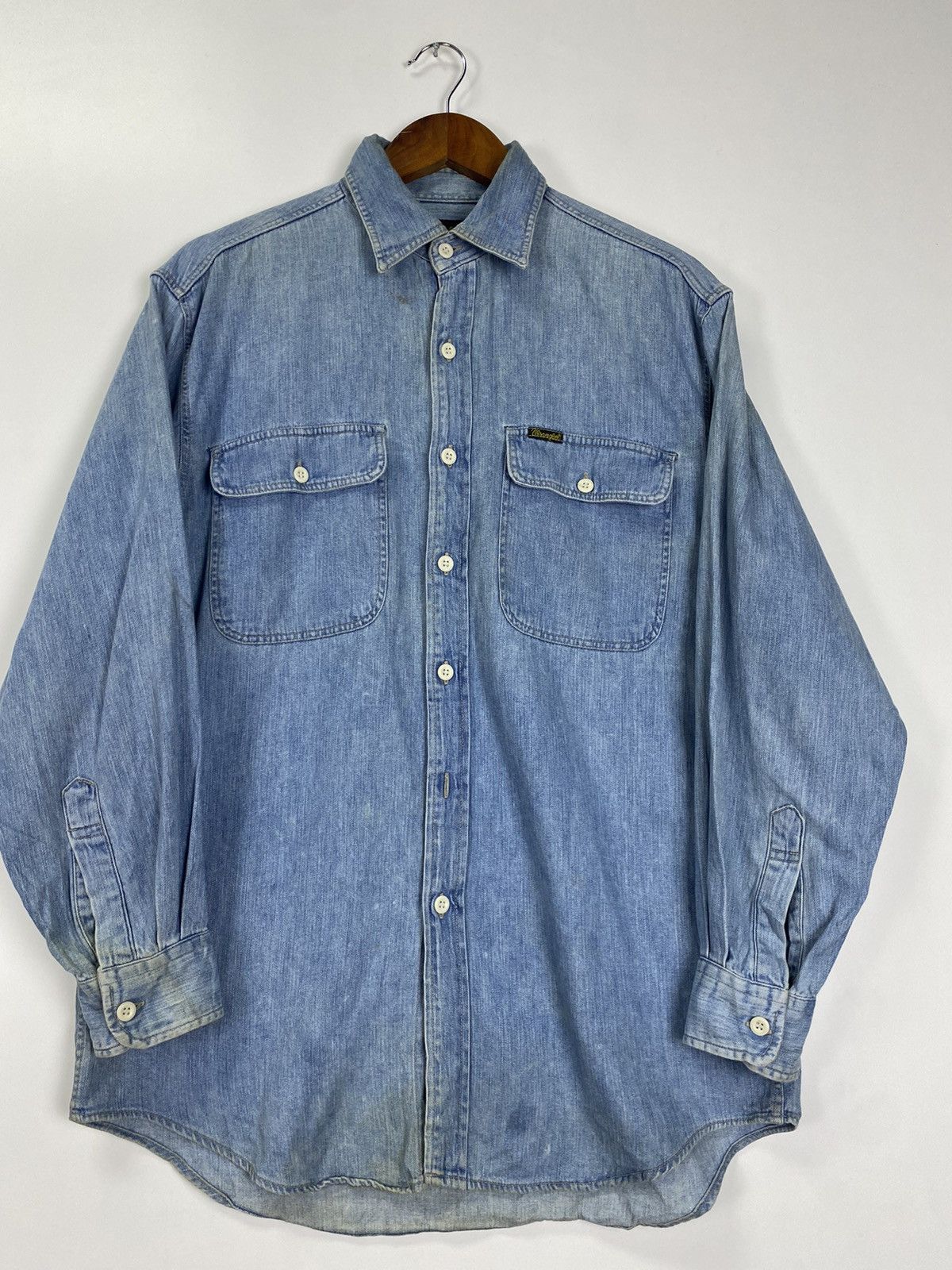 Vintage × Wrangler Vintage Wrangler Denim Jacket Size US M / EU 48-50 / 2 - 9 Thumbnail