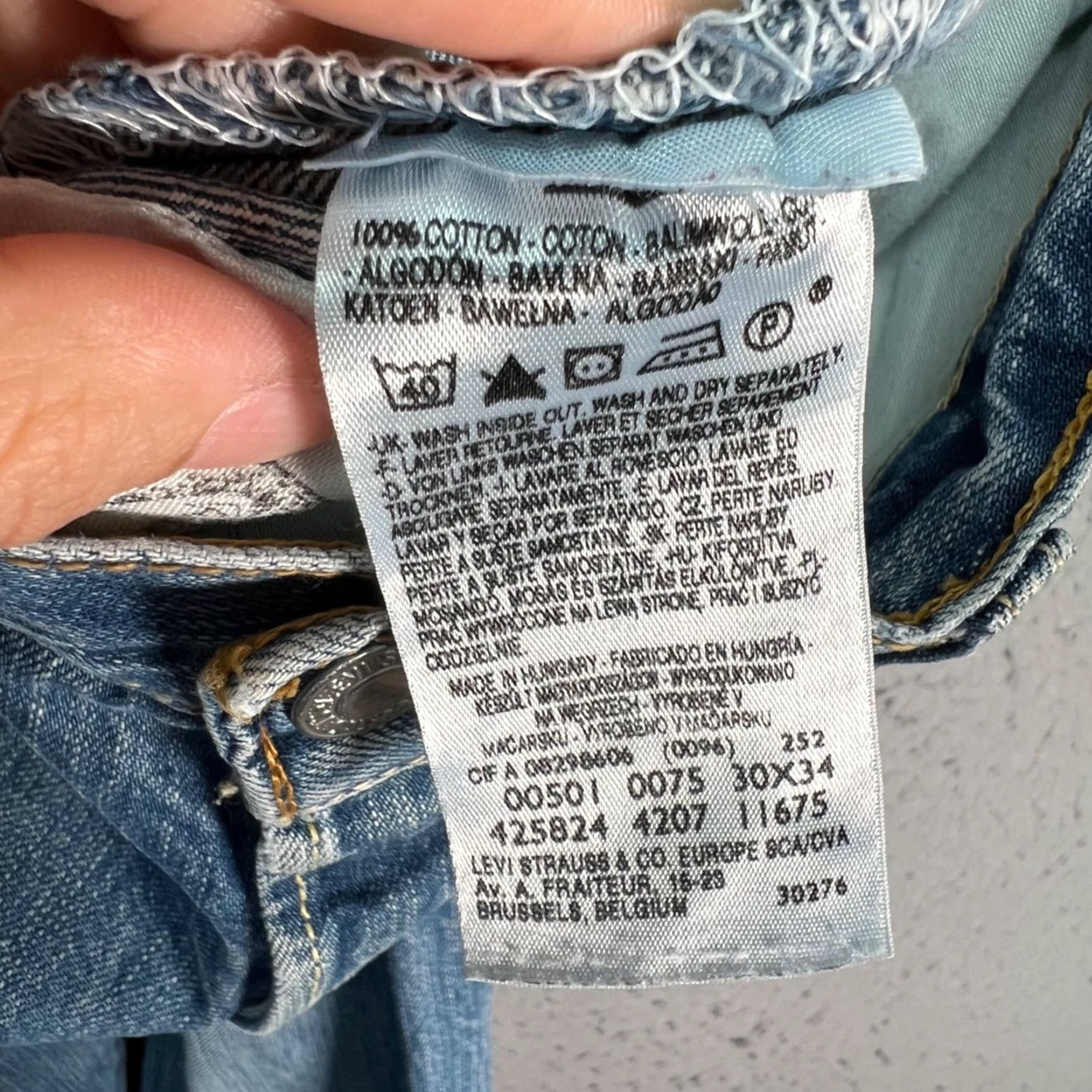 Levi's Levi's 501 Jeans Regular Size 30x29 Blue Cotton Denim Button 5-Pocket Levi's 501 Series Mens Straight Vintage No Size US 30 / EU 46 - 4 Thumbnail