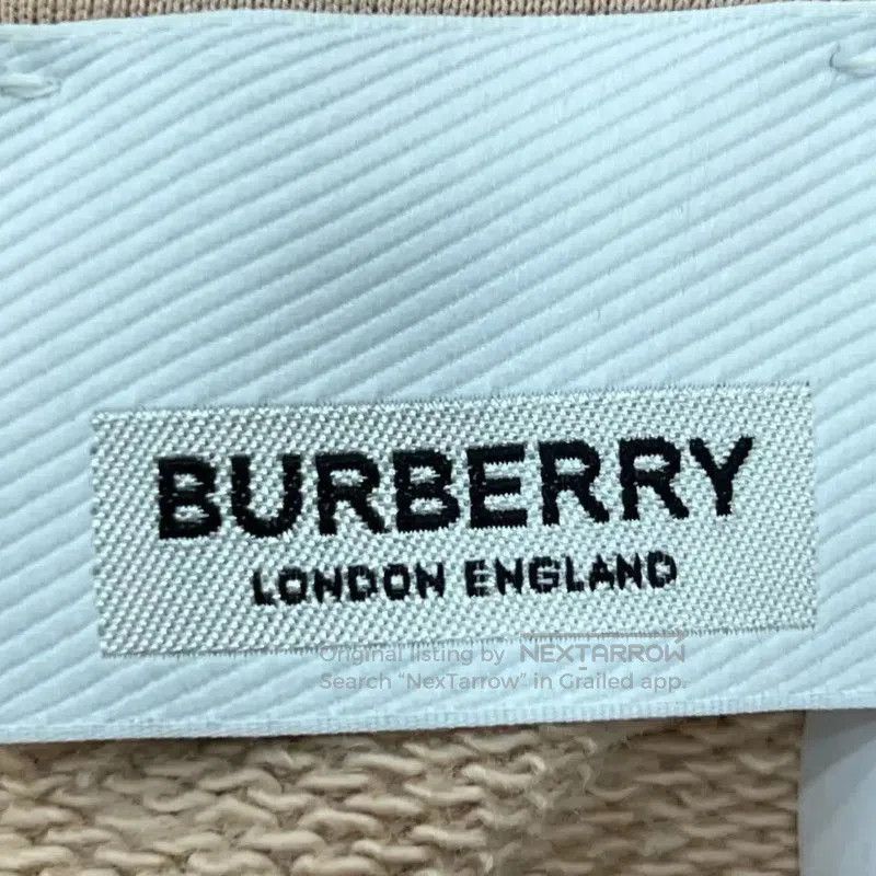 Burberry Burberry Long Sleeve Khaki Cotton Hoodie. Size L / US 10 / IT 46 - 5 Thumbnail