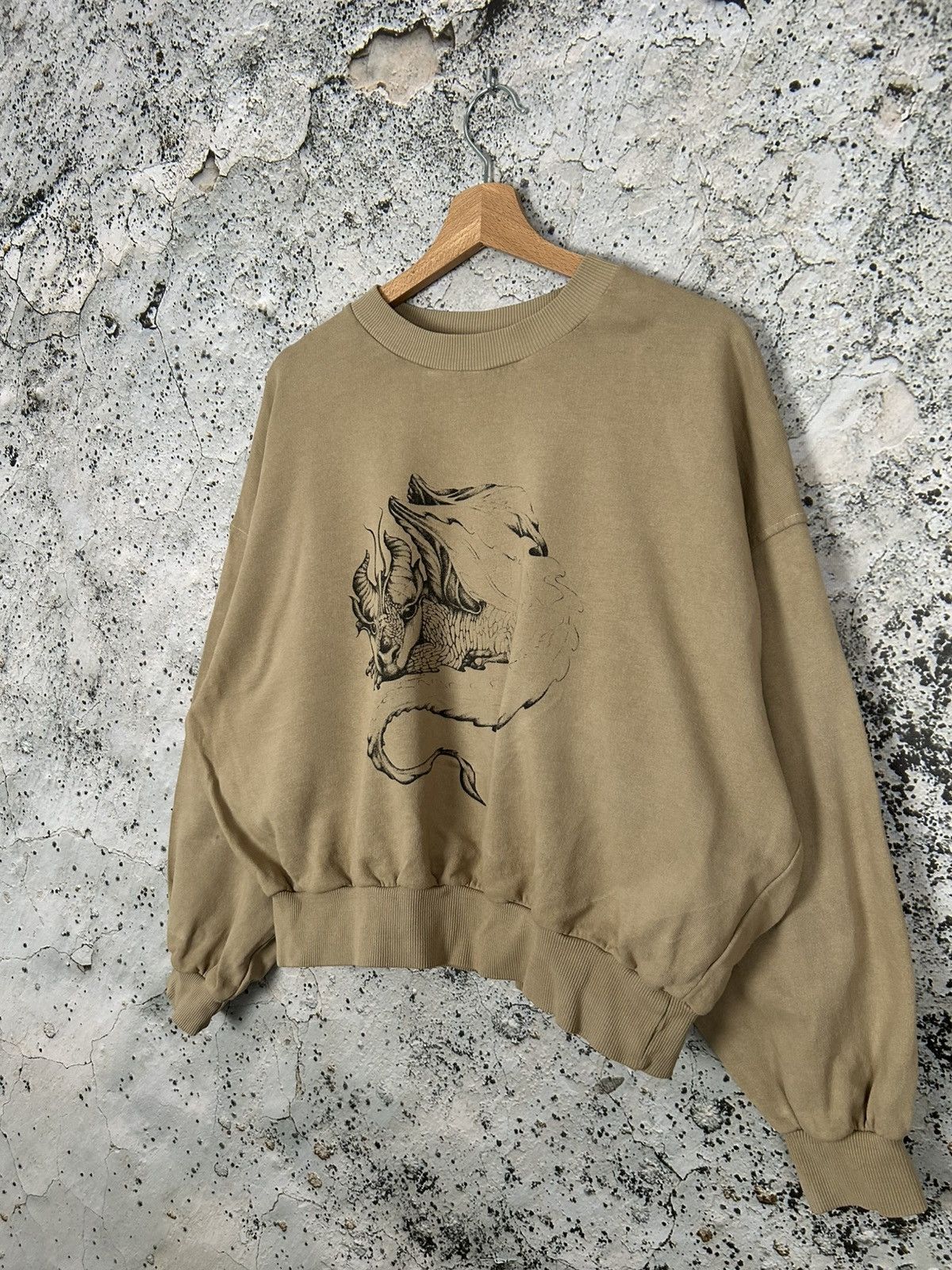 Weekday Weekday Dragon Sweatshirt Crewneck Boxy Baggy Rap Skate Size US M / EU 48-50 / 2 - 2 Thumbnail