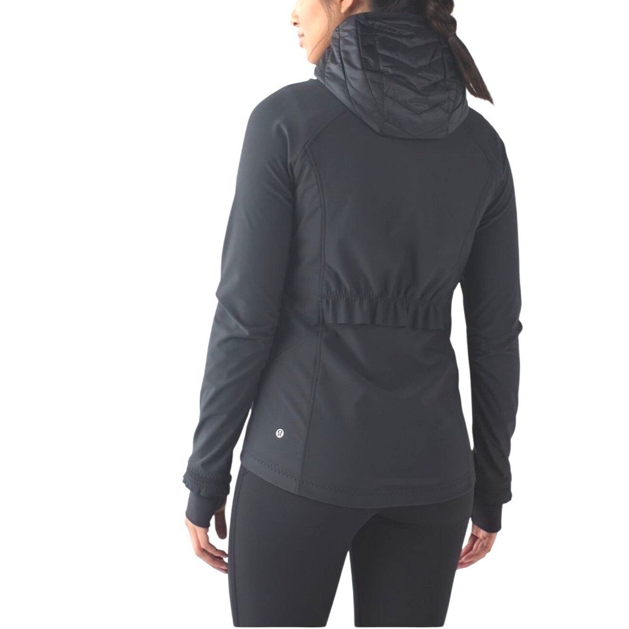 Lululemon Lululemon Wind Runner Softshell Zip Up Black Athletic Jacket Size M / US 6-8 / IT 42-44 - 2 Thumbnail