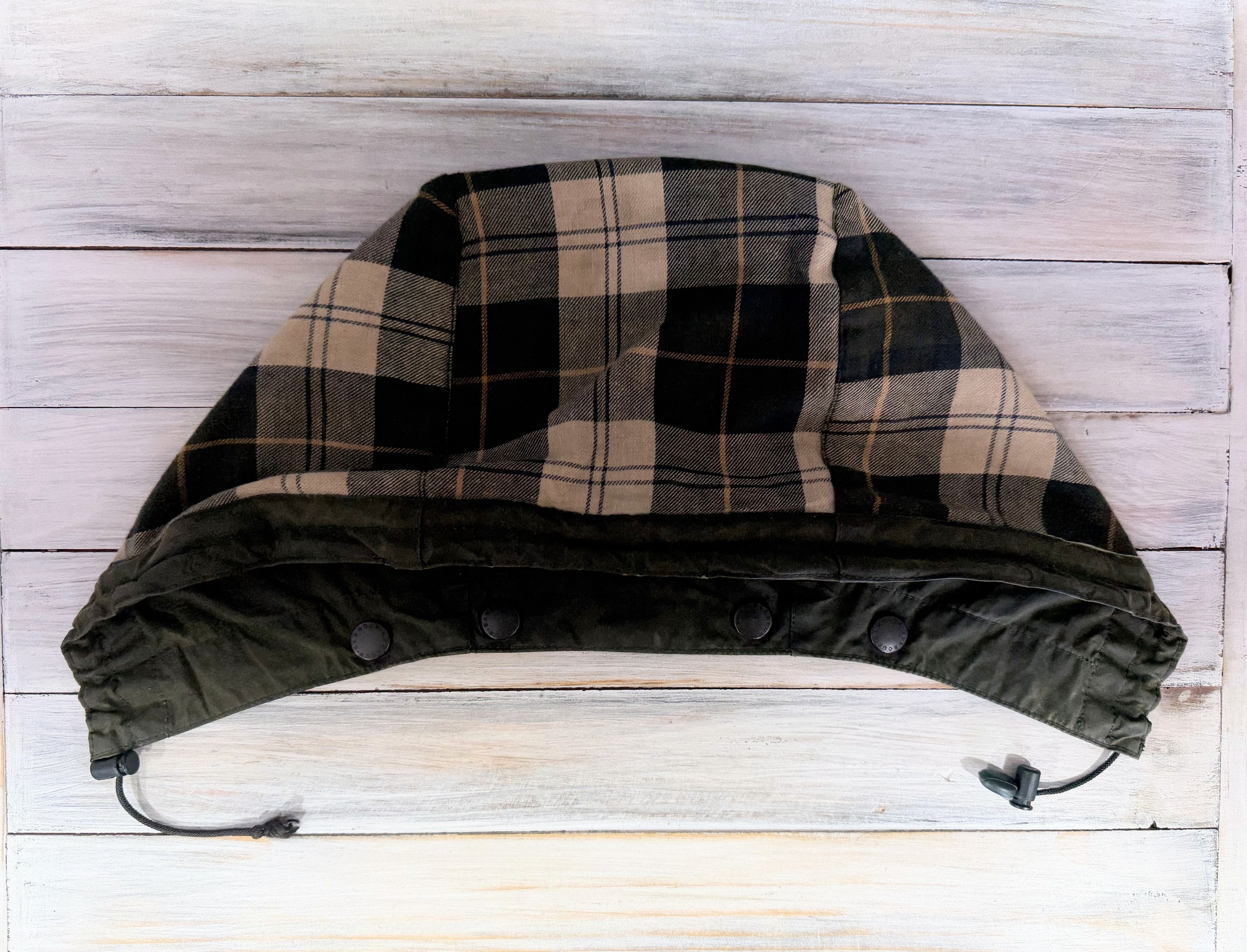 Barbour BARBOUR Wax Hood For Waxed Cotton Jacket Green One Size Size ONE SIZE - 13 Thumbnail