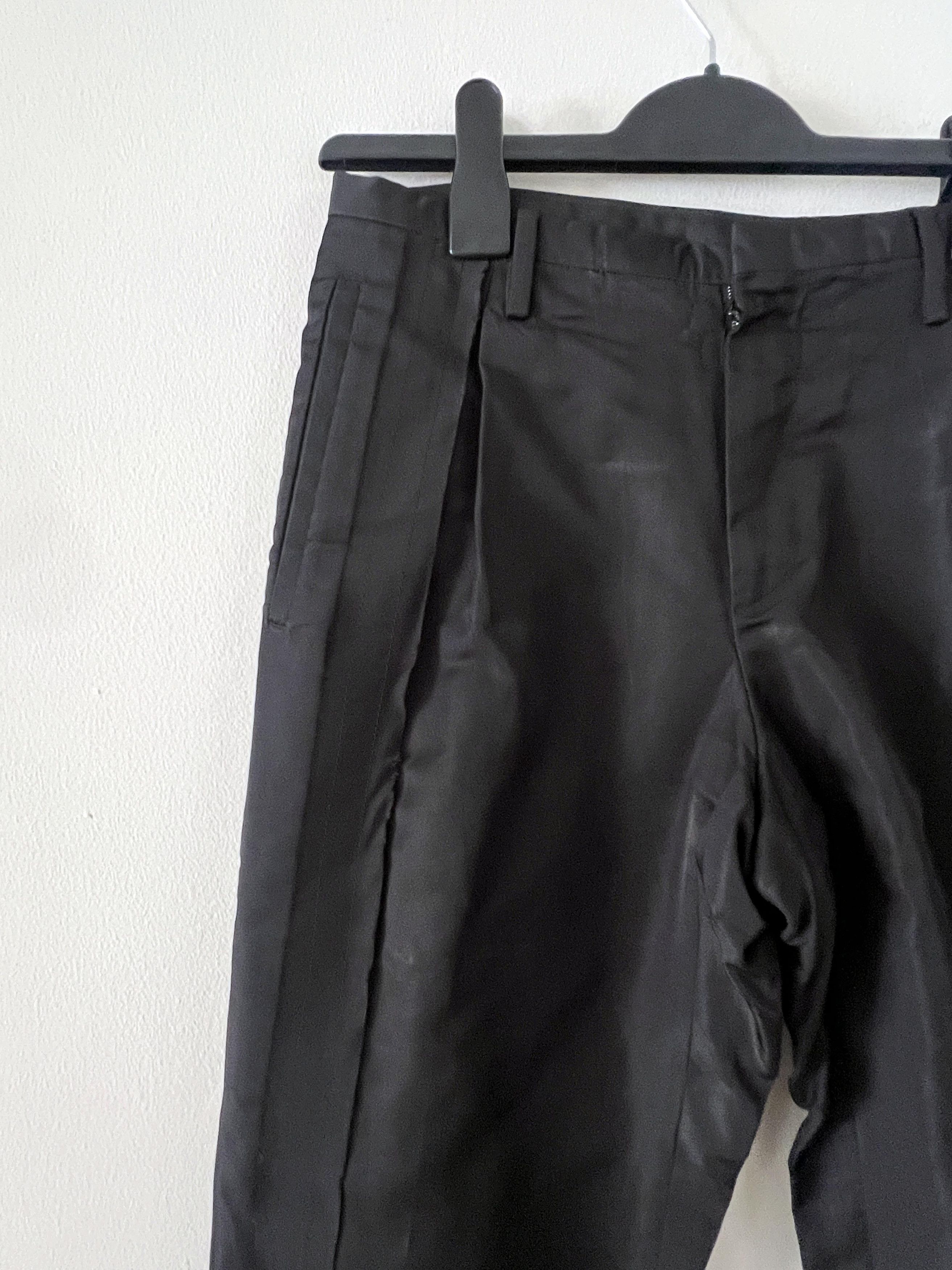 Lanvin Lanvin Silk Runway Spring 2010 Black Trousers, Alber Elbaz Size US 30 / EU 46 - 5 Thumbnail