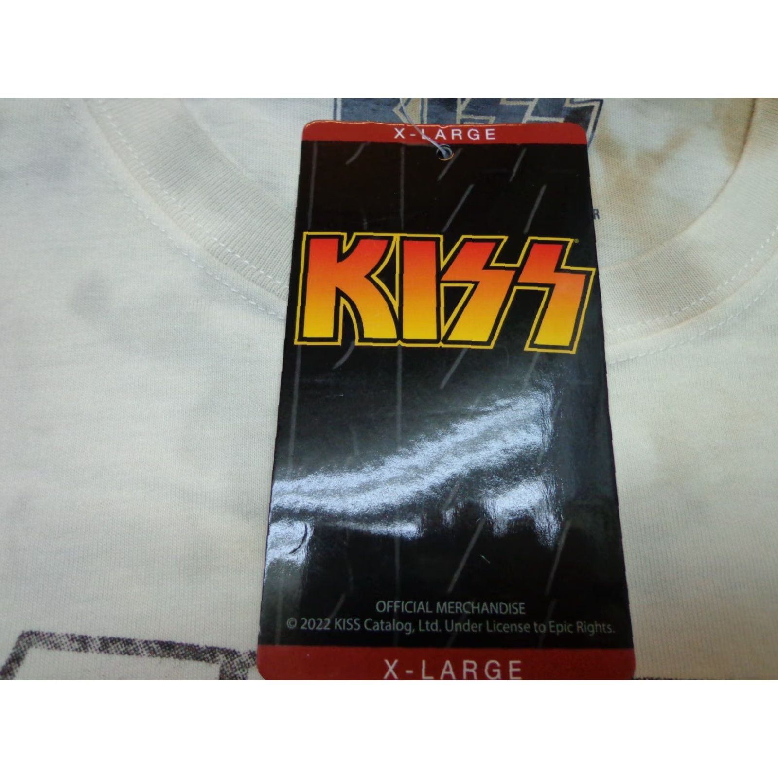 Vintage VINTAGE? KISS T Shirt Tie Dye Rock Beige XL Cotton Blend Crew Neck Short Sleeve Logo Men T-Shirt Classic Rock 90s 80s Mens Size US XL / EU 56 / 4 - 4 Thumbnail