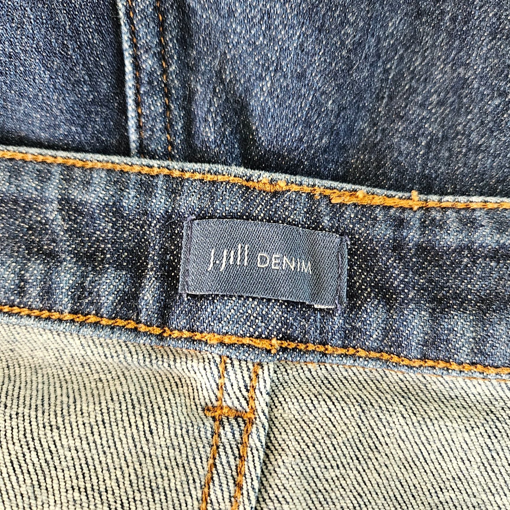 J. Jill J. Jill Womens Relaxed Boyfriend Jeans Sz 28 Blue Medium Wash High Rise Denim Cotton Blend Stretch Inseam 30" N/A Size 28" / US 6 / IT 42 - 8 Thumbnail
