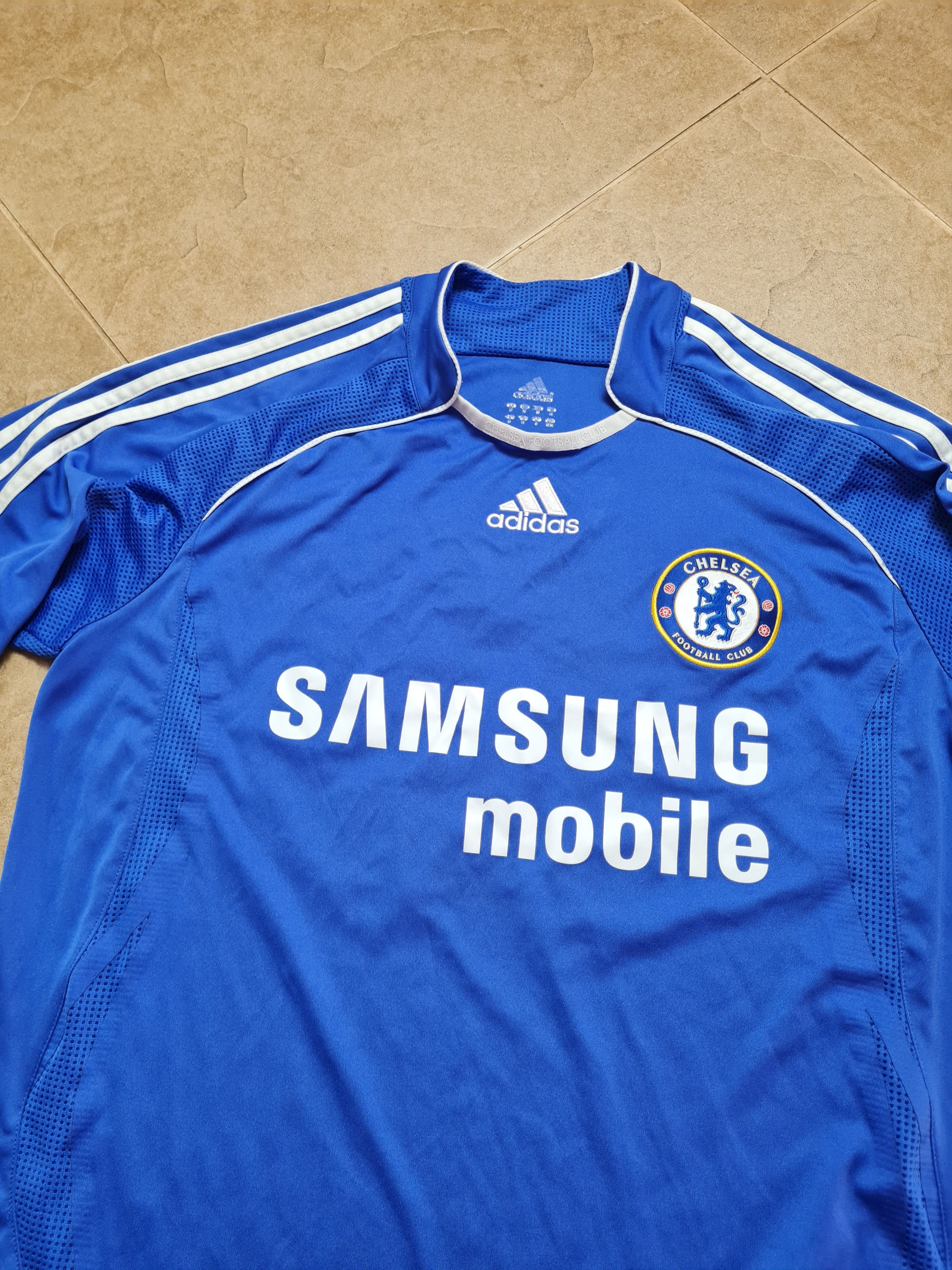 Adidas Soccer Shirt #13 Football Jersey Adidas Chelsea 2006-2008 Size US M / EU 48-50 / 2 - 3 Thumbnail