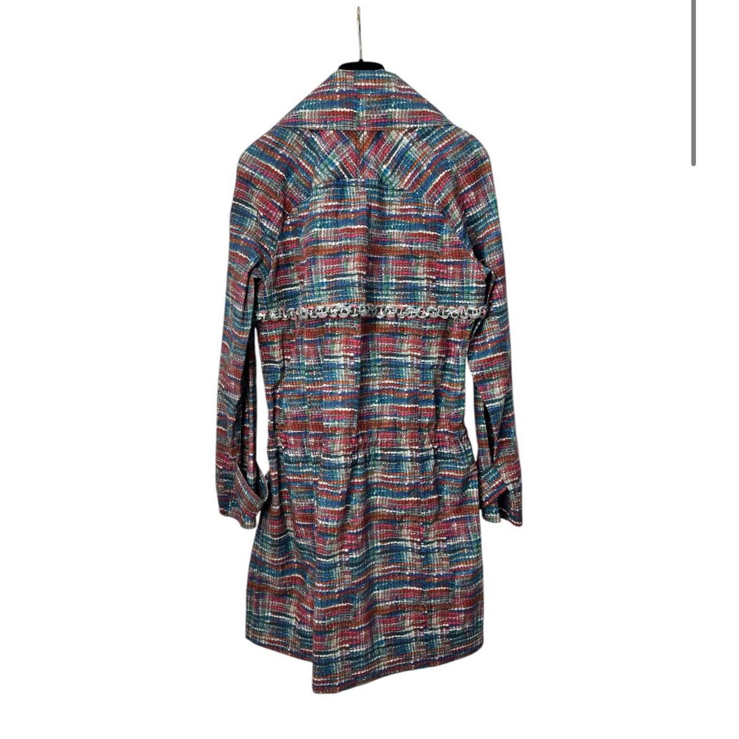 Chanel Chanel Cotton Multicolour Rain Coat Sz.38 Size S / US 4 / IT 40 - 4 Thumbnail