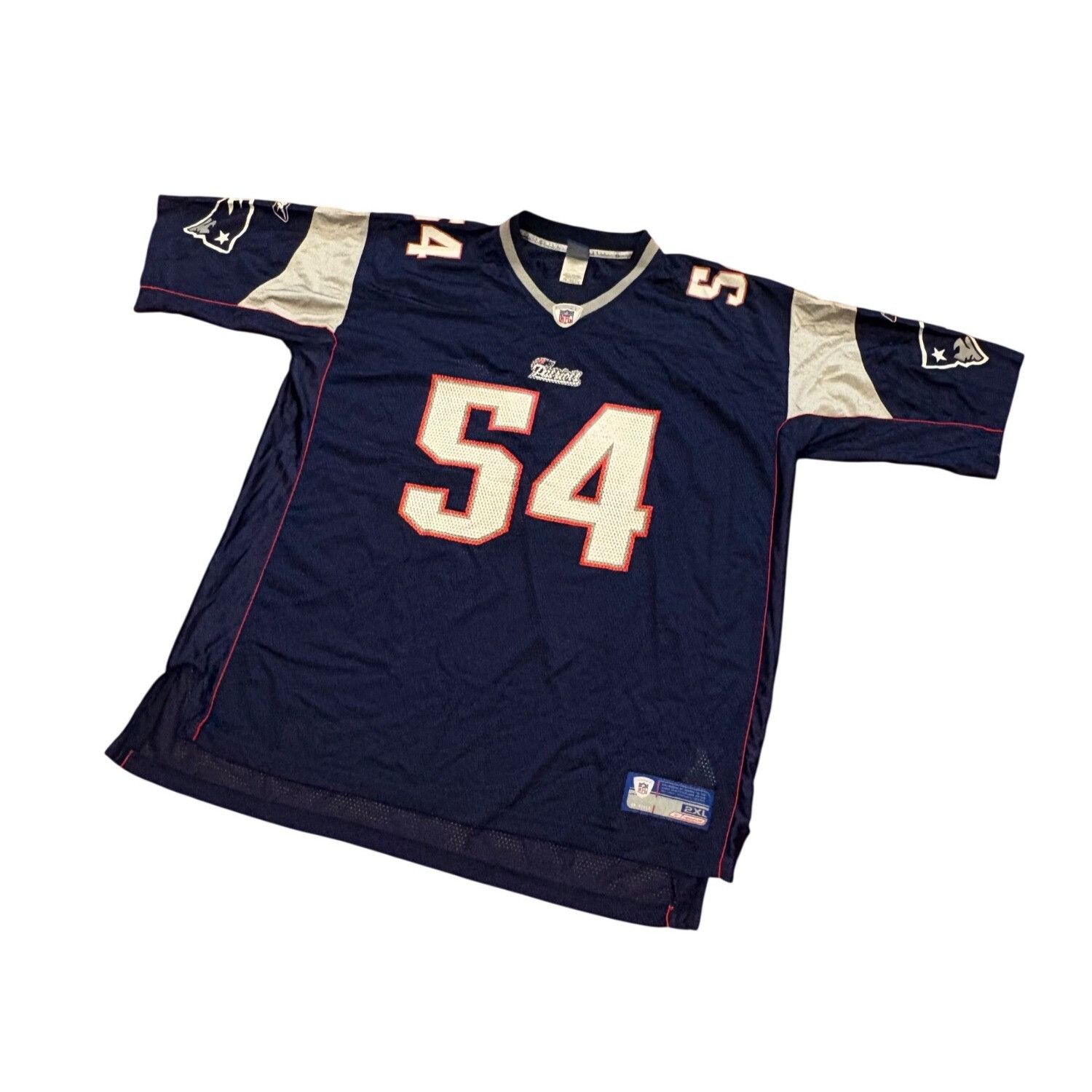 Reebok Reebok New England Patriots Tedy Bruschi #54 Home Blue NFL F Size US XXL / EU 58 / 5 - 4 Thumbnail