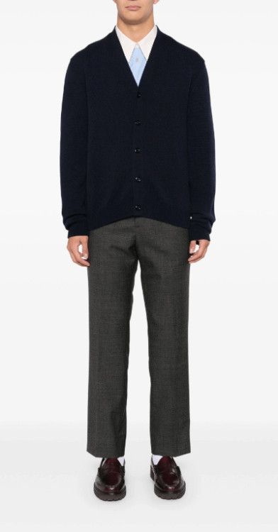 Gucci o1loc1c0226 791156 Wool Trousers in Black Size US 32 / EU 48 - 2 Thumbnail