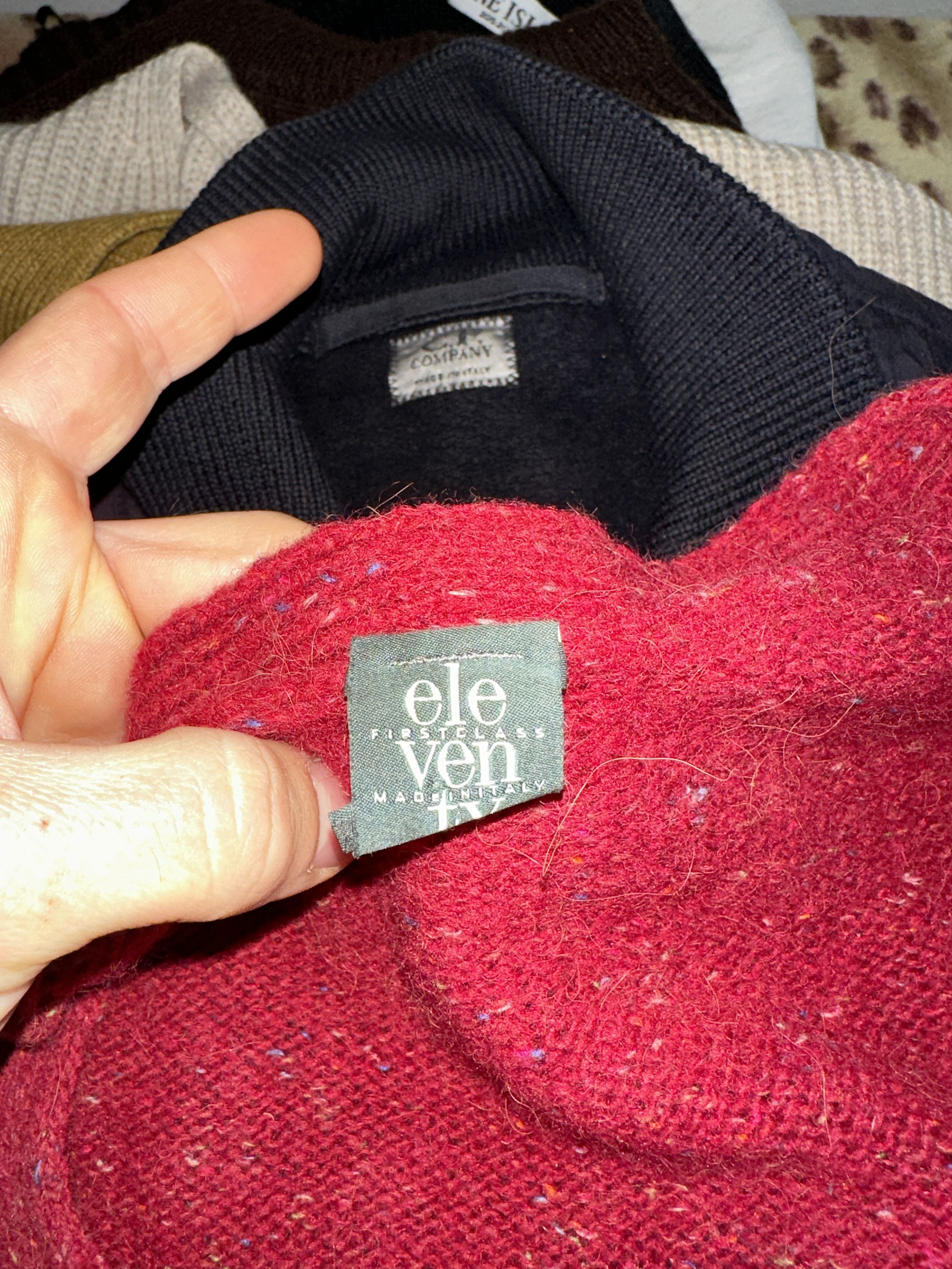 Eleventy Eleventy Milano Luxury Wool Alpaca Knit Cardigan Size L Size US L / EU 52-54 / 3 - 3 Thumbnail