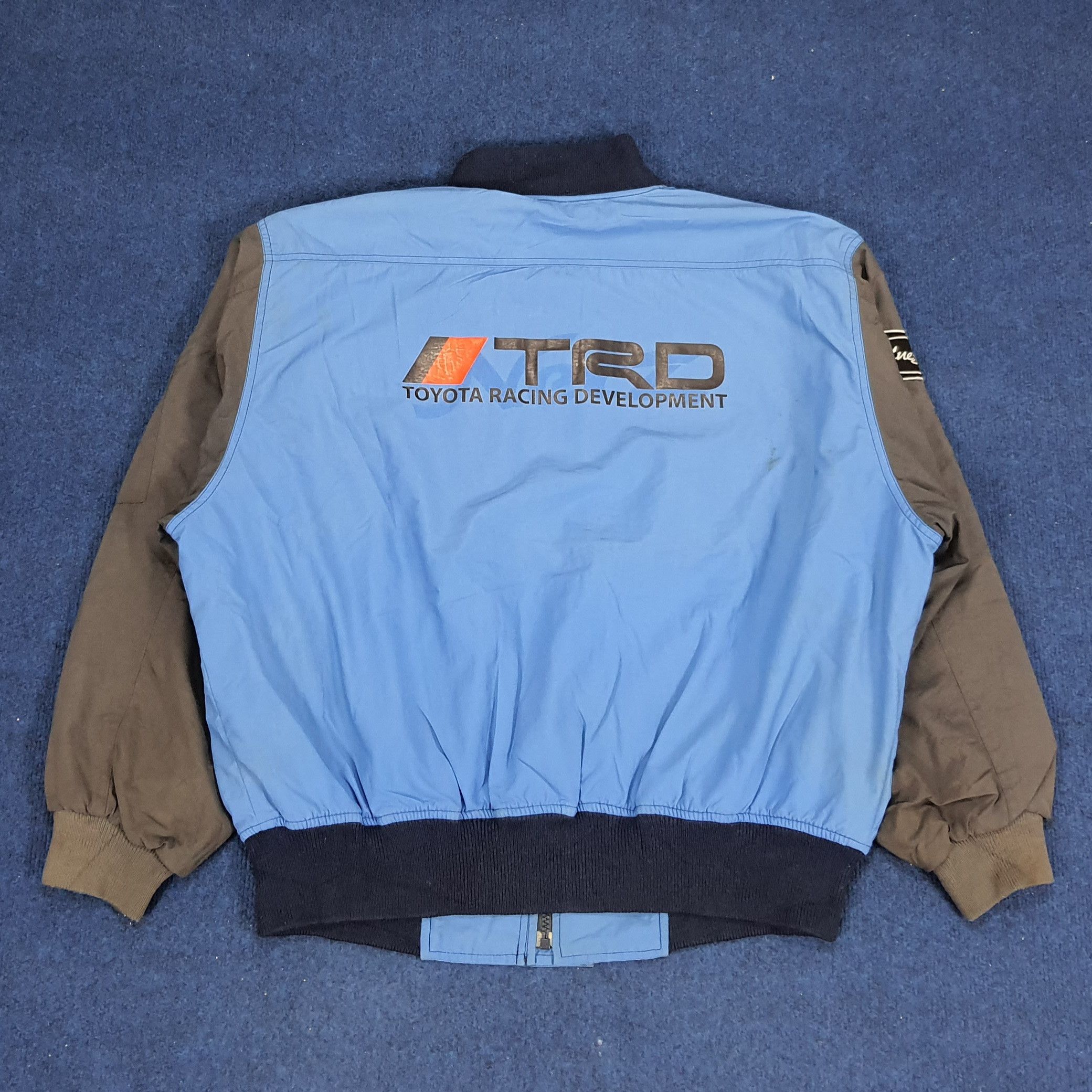 Japanese Brand × Vintage Vintage TRD Toyota Racing Custom Motorsports Bomber Jacket Size US XL / EU 56 / 4 - 1 Thumbnail