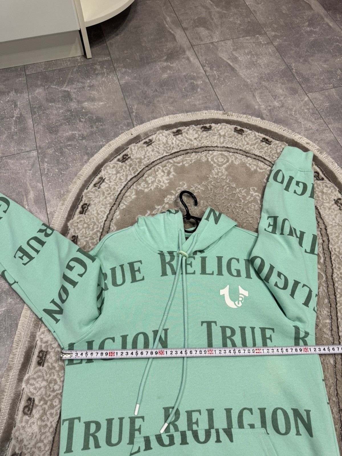 True Religion True Religion Vintage Y2k Fullprint Hoodie Monogram Hype Size US S / EU 44-46 / 1 - 6 Thumbnail