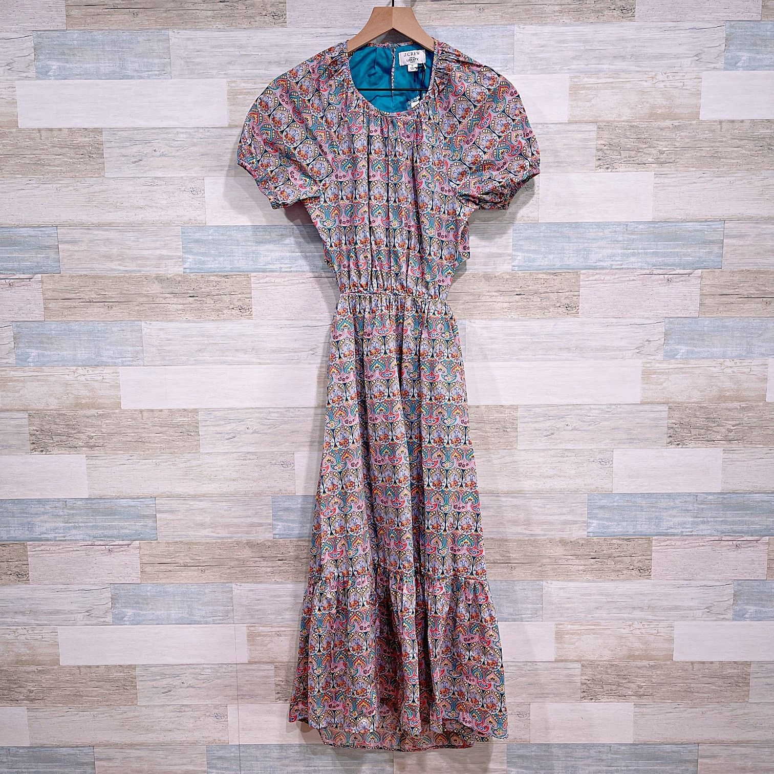 J.Crew J Crew Side Cutout Dress Liberty Giorgia Duke Womens 0 Size XS / US 0-2 / IT 36-38 - 2 Thumbnail