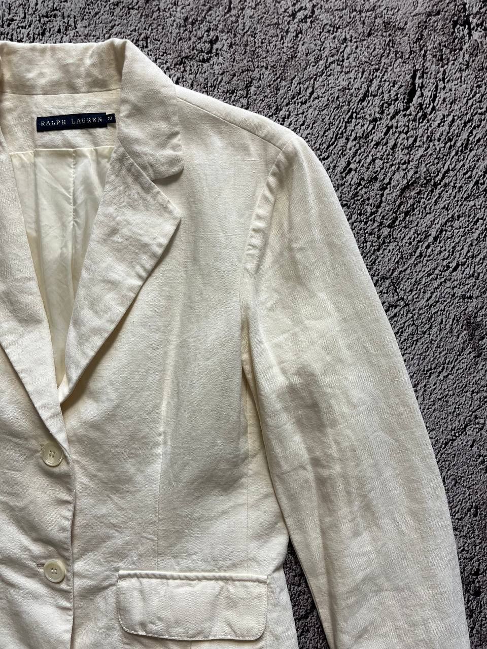 Ralph Lauren × Vintage Ralph Lauren Jacket White Women's Size 10 Size L / US 10 / IT 46 - 7 Thumbnail