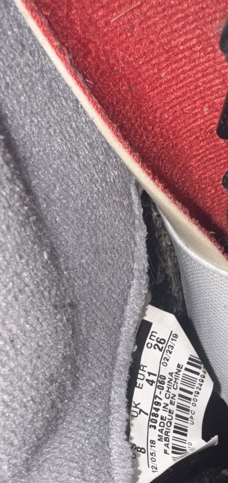 Jordan Brand × Nike Jordan 4 Bred 2019 - Size 8 M Size US 8 / EU 41 - 6 Thumbnail