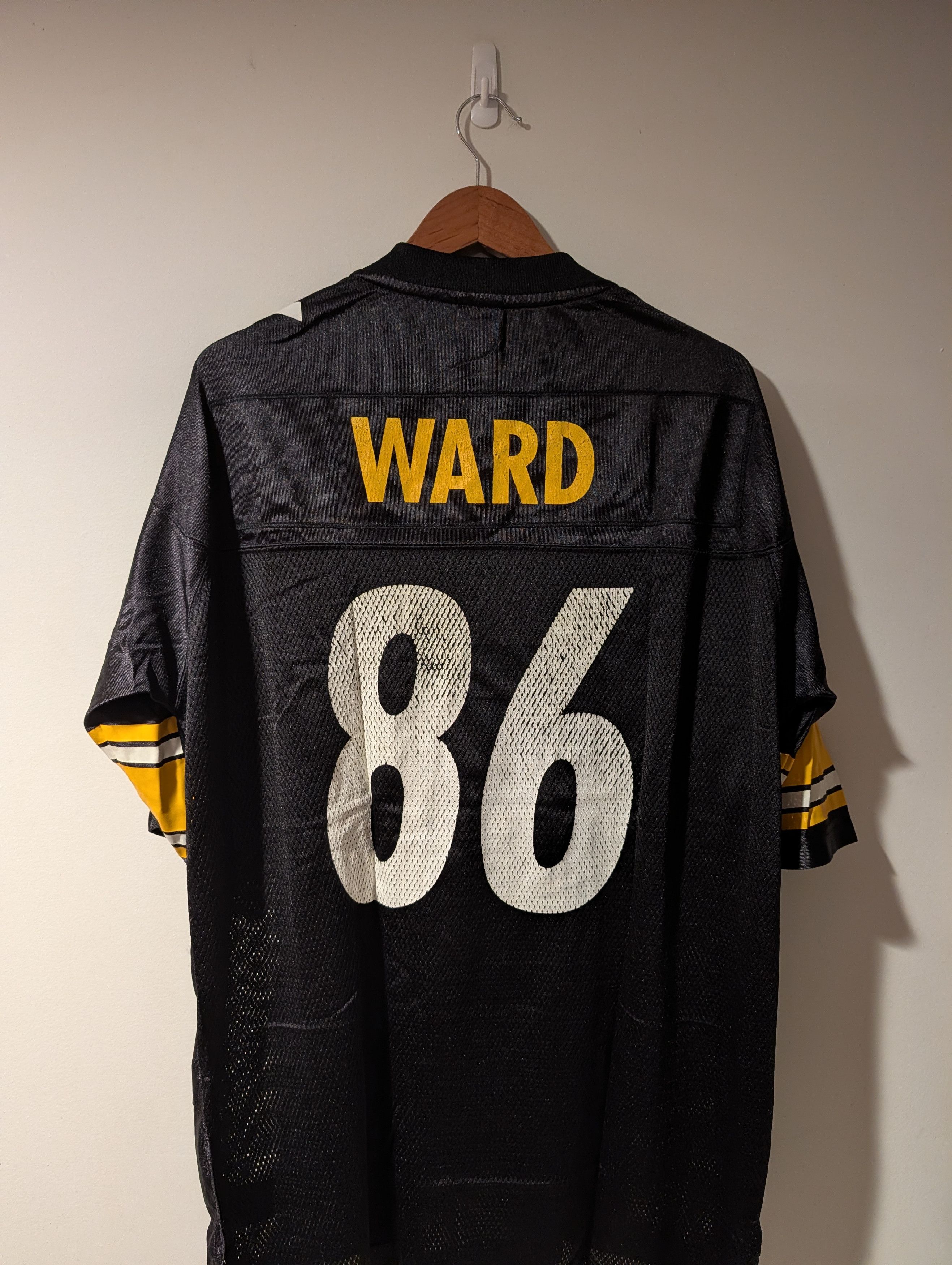 NFL Reebok Hines Ward Pittsburgh Steelers NFL Football Jersey Size US L / EU 52-54 / 3 - 1 Thumbnail