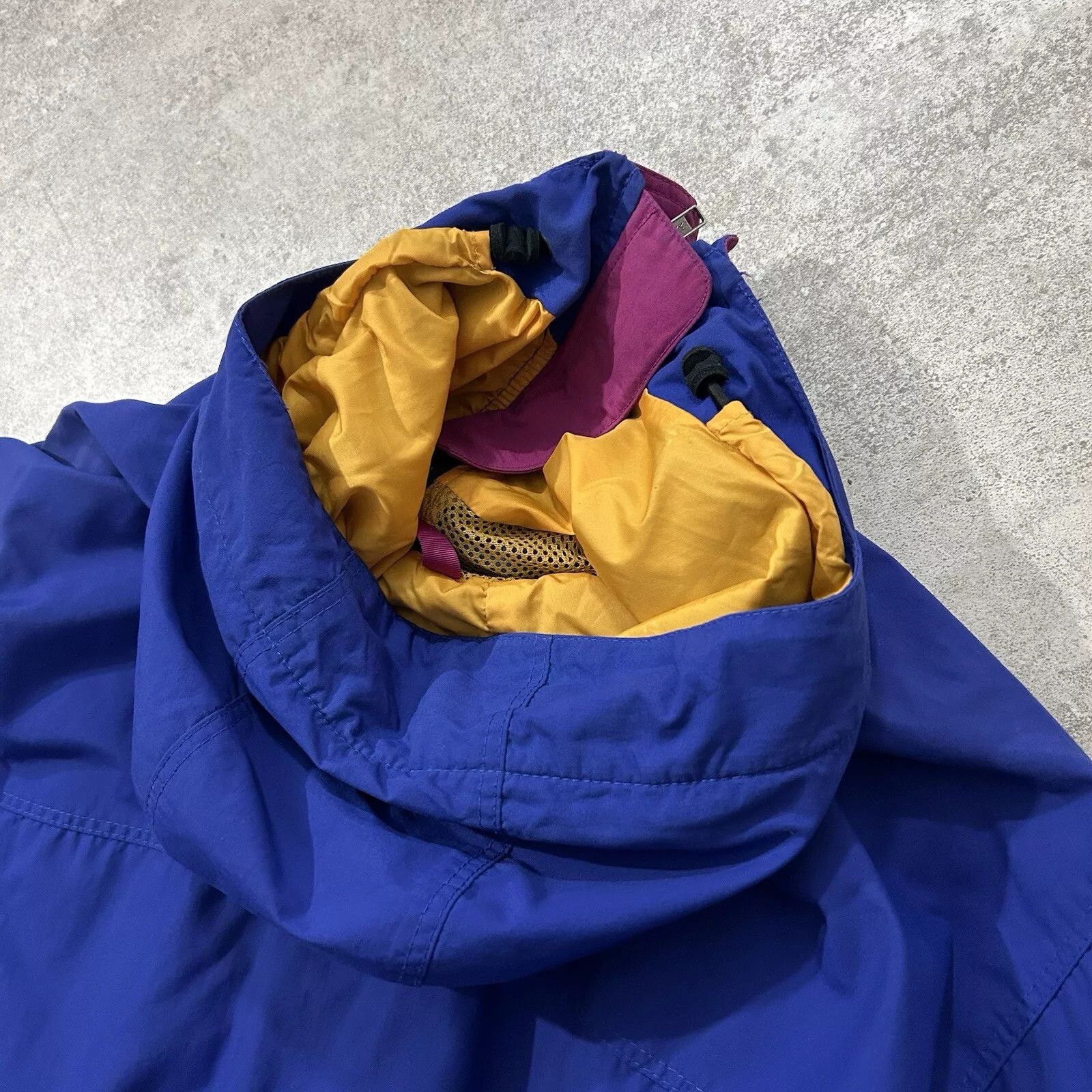 Patagonia × Vintage PATAGONIA STORM JACKET MOUNTAIN PARKA BLUE PINK SIZE M Size US M / EU 48-50 / 2 - 6 Thumbnail
