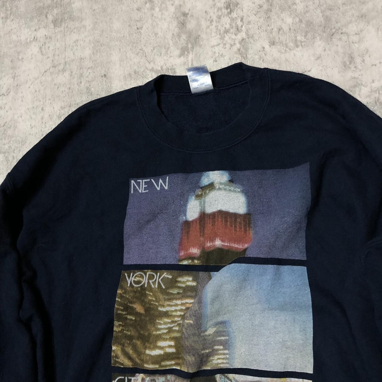 Gildan Black Gildan crewneck sweatshirt with New York City graphic Size US XL / EU 56 / 4 - 2 Thumbnail