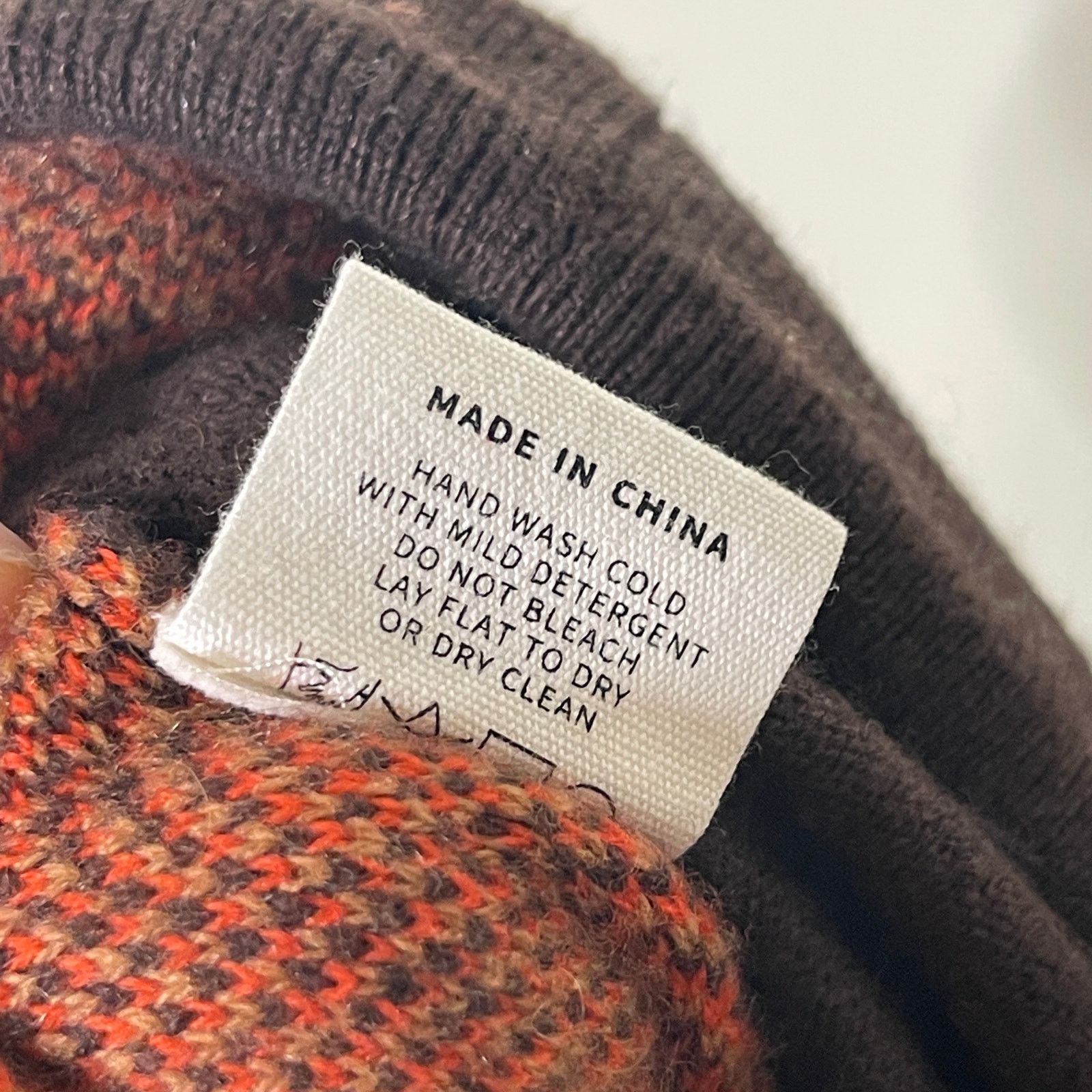 Other Lingua Franca Brown Wool Cashmere Knit Jacquard Pants XS Size 24" / US 00 / IT 34 - 8 Thumbnail
