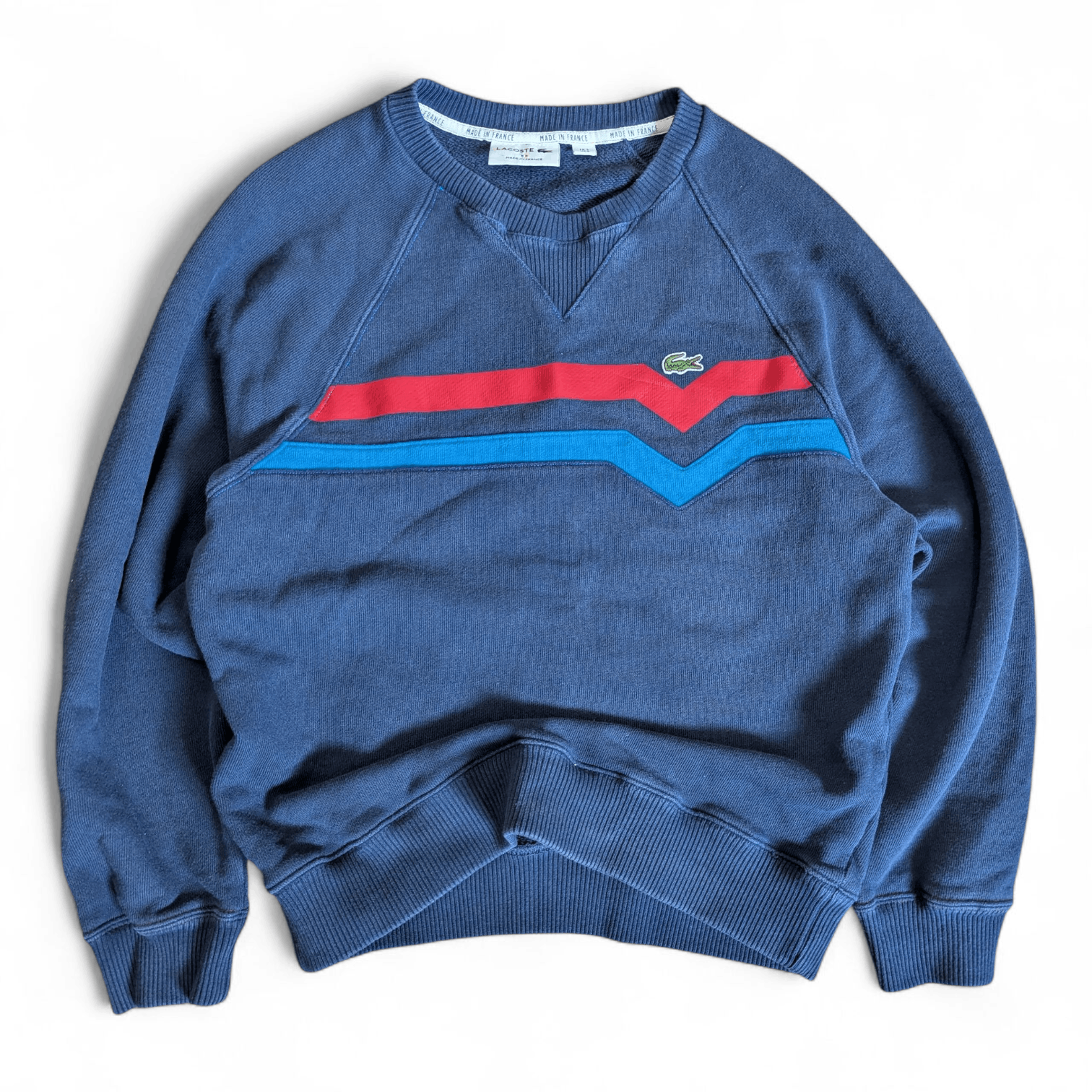 Lacoste LACOSTE Crew Neck Sweatshirt Made in France Size US S / EU 44-46 / 1 - 3 Thumbnail
