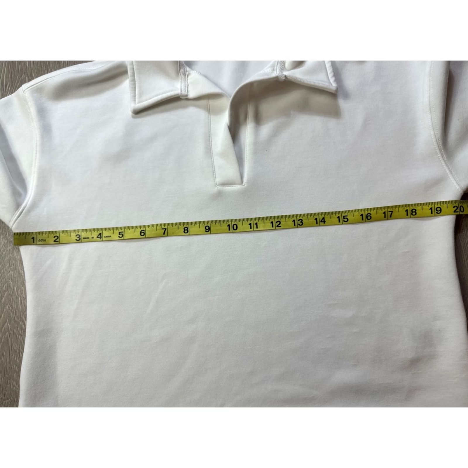 Vintage VINTAGE M. Magaschoni Shirt Womens Small White Collared Cuffed Pullover Sweater Size S / US 4 / IT 40 - 4 Thumbnail