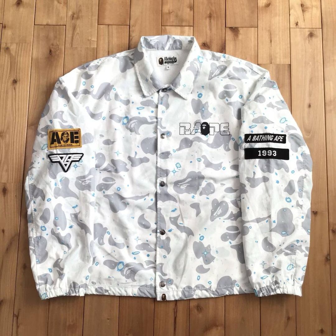 Bape BAPE Space camo coach jacket a bathing ape galaxy cosmos Size US M / EU 48-50 / 2 - 1 Thumbnail
