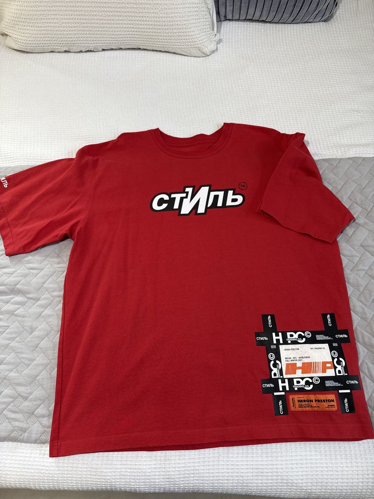 Heron Preston Heron Preston T-Shirt Size US L / EU 52-54 / 3 - 3 Thumbnail