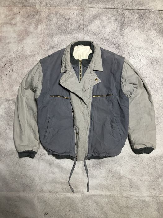 Helmut Lang Vintage Double Layered Bomber Jacket 80s | Grailed