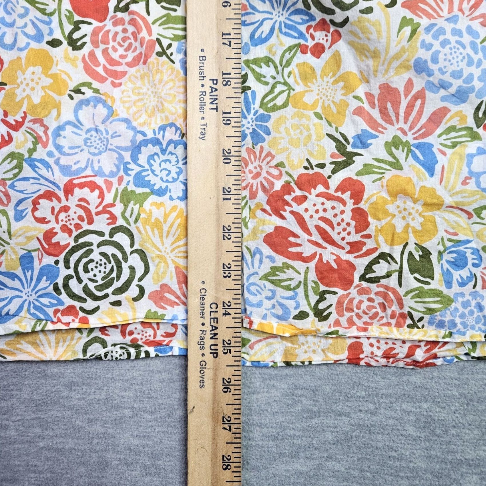 Talbots Talbots Blouse 1X Women's Blossom Garden V-neck Sleeveless Shirt Multicolor Floral Cotton Blend Casual Short Sleeve All Seasons Women Size XL / US 12-14 / IT 48-50 - 4 Thumbnail