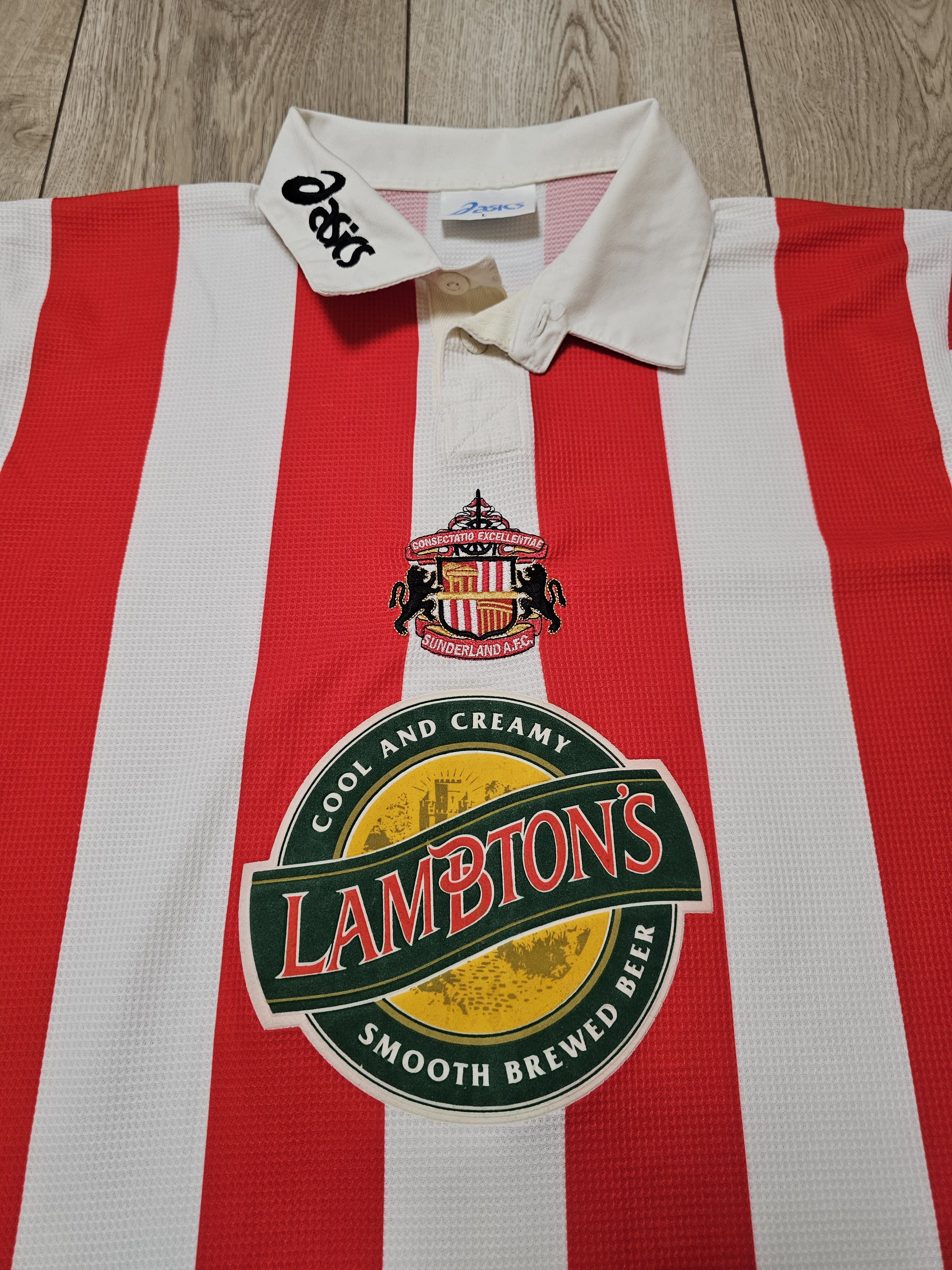 All Sport × Asics × Vintage SUNDERLAND 1997 1999 HOME FOOTBALL SHIRT SOCCER JERSEY Size US L / EU 52-54 / 3 - 3 Thumbnail