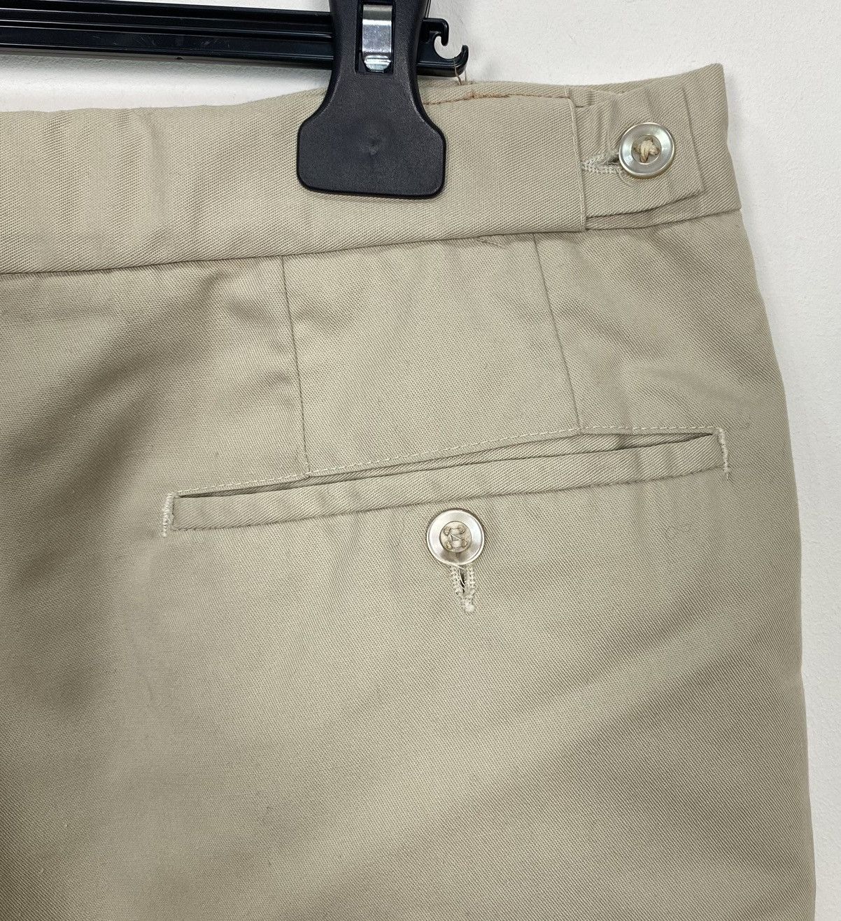 Fred Perry Vintage 80s Fred Perry Tennis Shorts Made in Hong Kong Beige Size US 42 / EU 58 - 7 Thumbnail