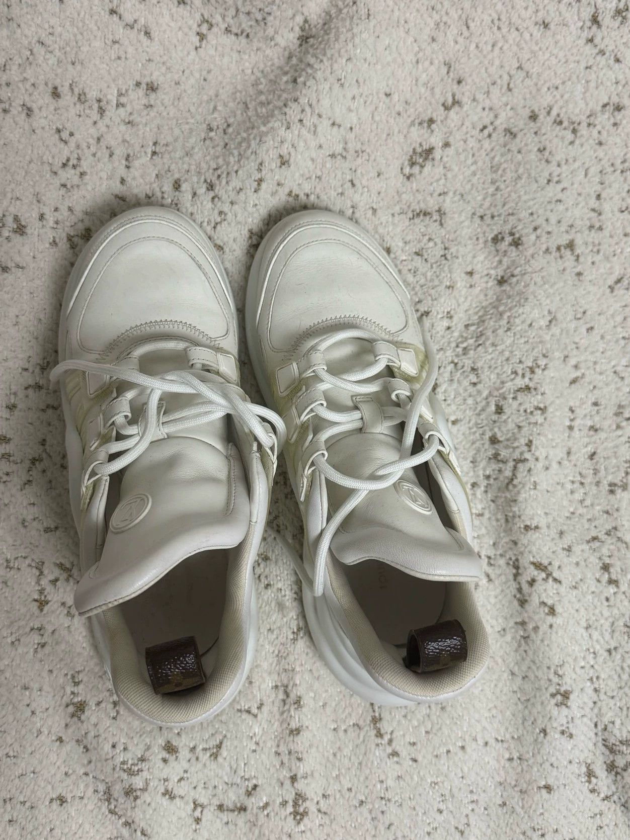 Louis Vuitton LV Authentic Shoes 37.5 Size US 7 / IT 37 - 1 Thumbnail