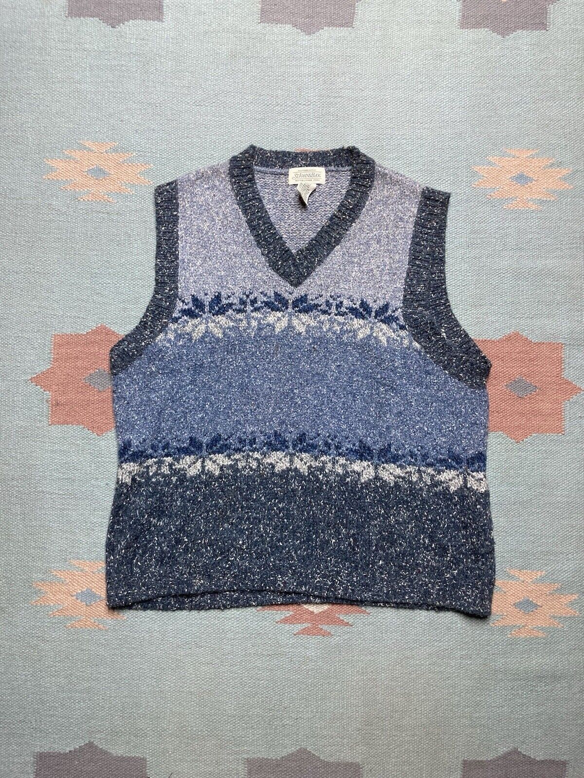 St. Johns Bay × Vintage St. John’s bay knit sweater vest acrylic wool blend snow L Size US L / EU 52-54 / 3 - 1 Thumbnail