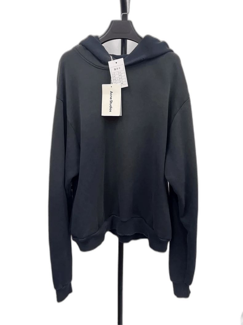 Acne Studios Acne Studios Black Hooded Long Sleeve Sweatshirt Size US S / EU 44-46 / 1 - 1 Thumbnail
