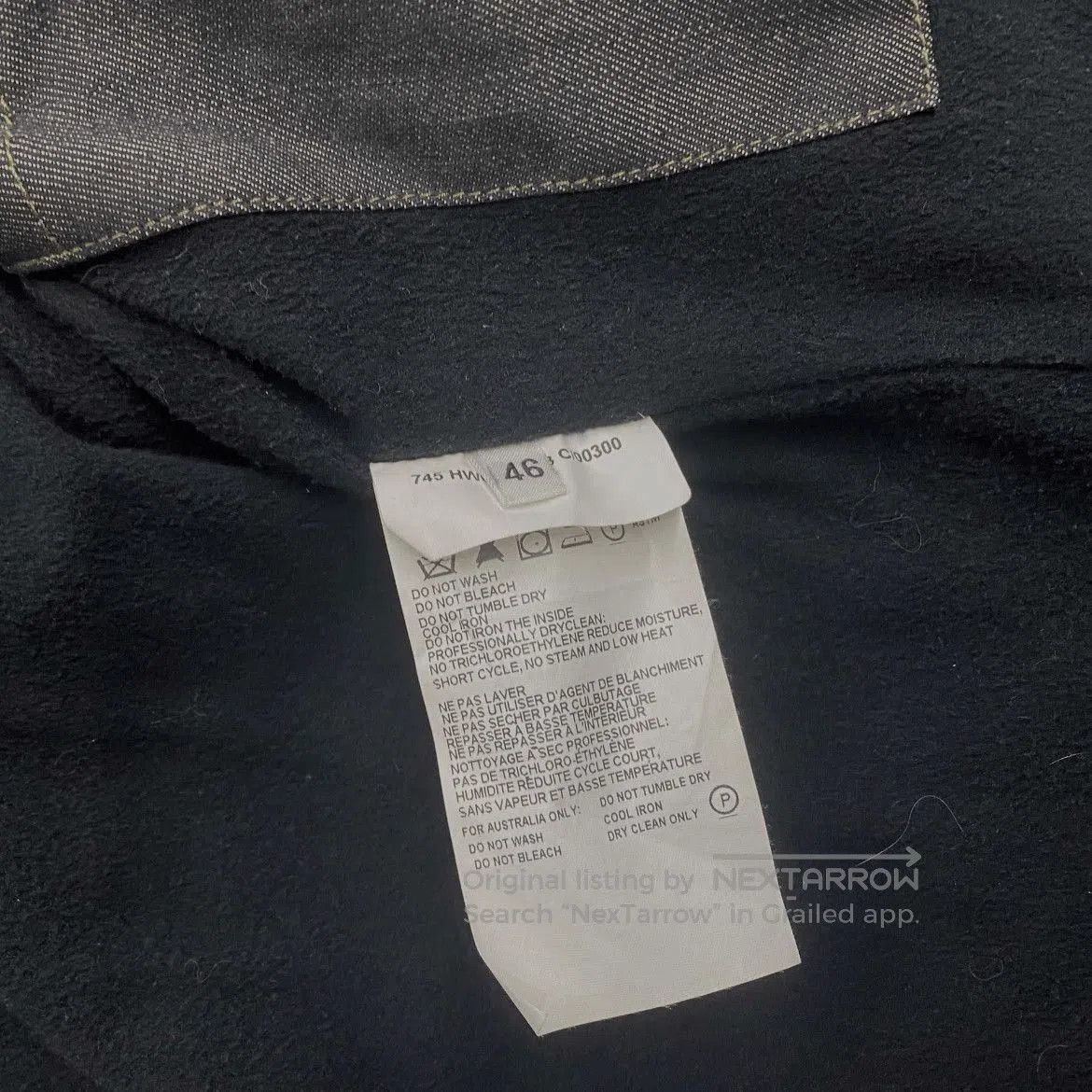 Helmut Lang Sz 46 Helmut Lang 98SS Extra Layer Classic Denim Jacket. Size US S / EU 44-46 / 1 - 5 Thumbnail