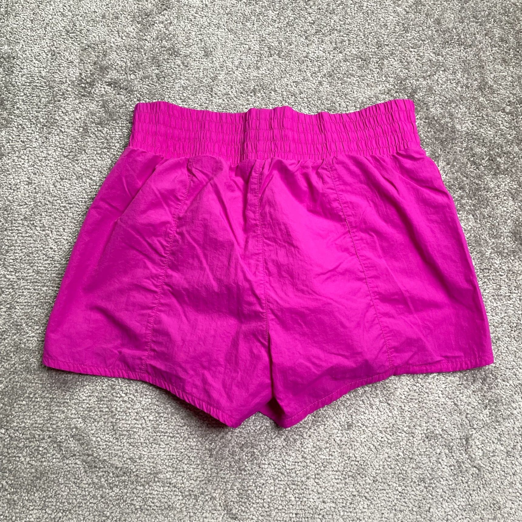 Vintage All In Motion Womens Shorts Athletic Purple 30x2 Medium Size Purple Nylon 100% Breathable Regular Waist) Size 32" / US 10 / IT 46 - 2 Thumbnail