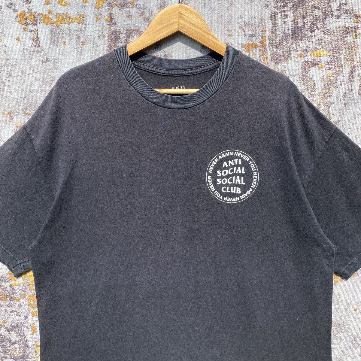 Anti Social Social Club Anti Social Social Club Never Again Never You Shirt SunFaded Size US XL / EU 56 / 4 - 8 Thumbnail