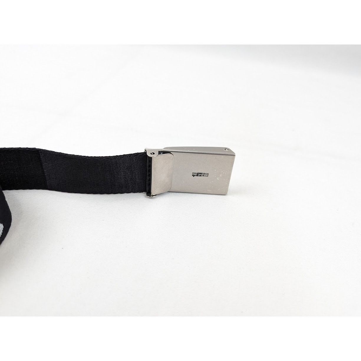 Balenciaga × Under Armour o1rshd1 Size:OS / Jacquard Web Belt in Black/White Size ONE SIZE - 5 Thumbnail