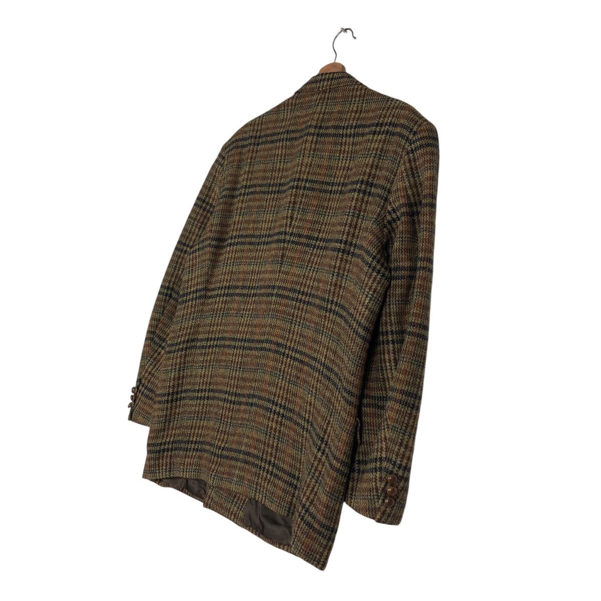 Japanese Brand 📌Vintage Wool Coats Jacket Karl Helmut Tartan Design Size US M / EU 48-50 / 2 - 11 Thumbnail