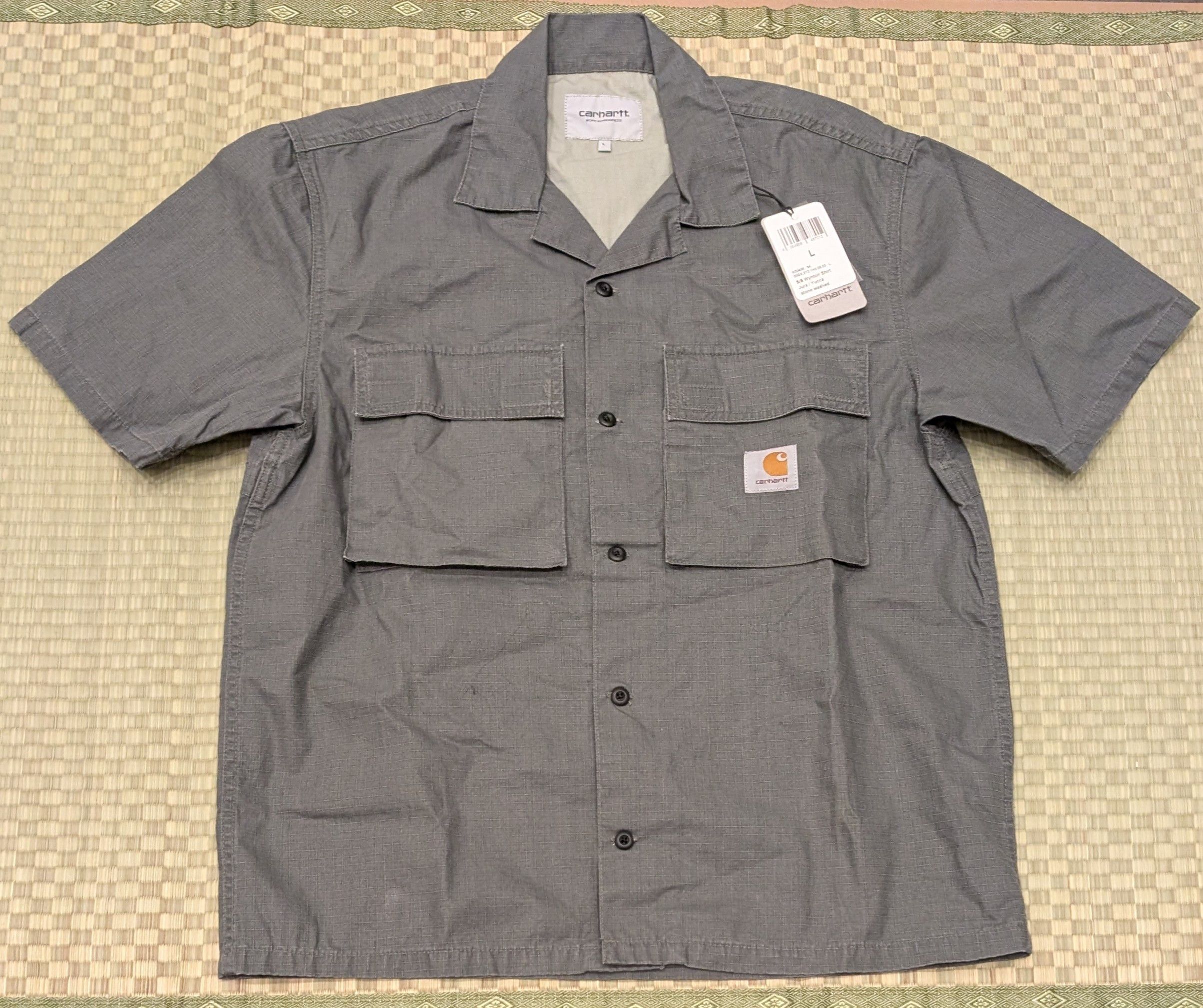 Carhartt Wip NWT Carhartt WIP S/S Wynton Shirt Jura Yucca Size US L / EU 52-54 / 3 - 1 Thumbnail