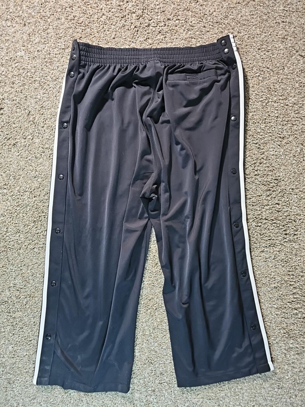 Adidas Adidas 2XL Snap Tear Away Track Basketball Pants Size US 40 / EU 56 - 10 Thumbnail