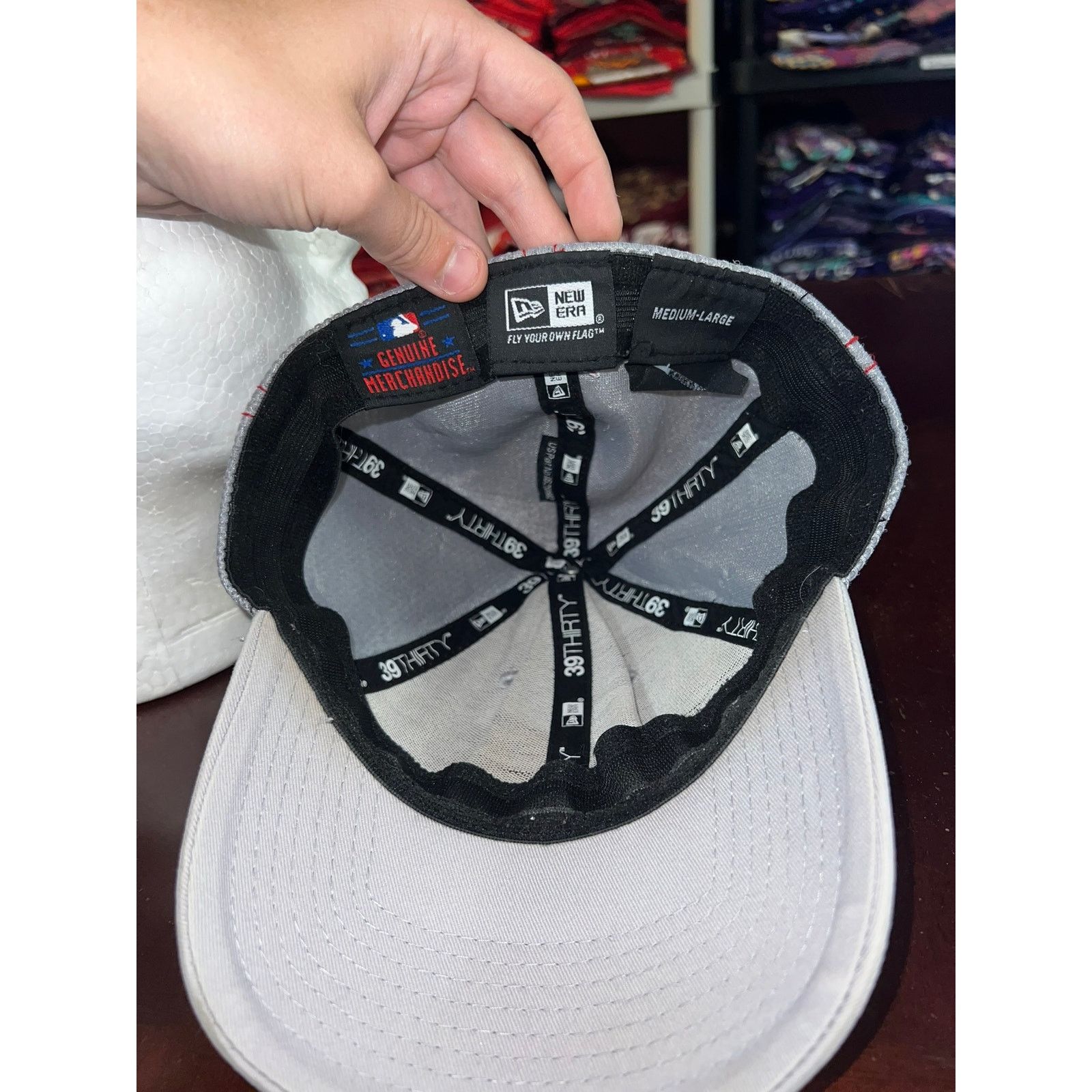 New Era Atlanta Braves White Hat New Era Team Neo MLB Baseball Cap Size ONE SIZE - 6 Thumbnail