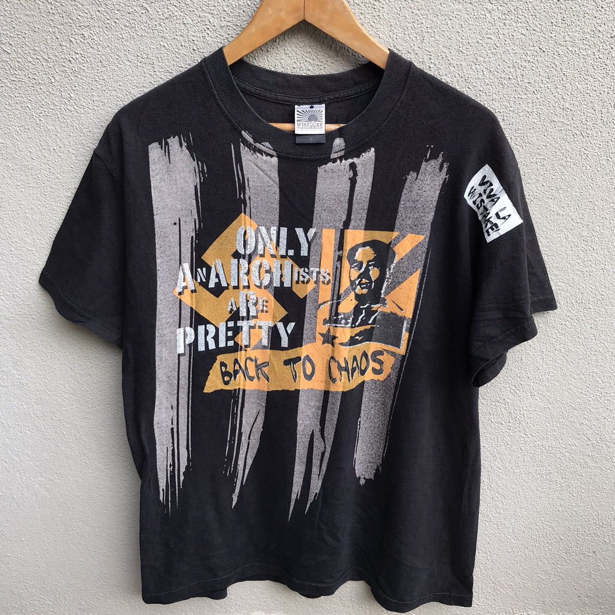 Japanese Brand × Vintage ONLY ANARCHISTS ARE PRETTY punk chaos tee Size US M / EU 48-50 / 2 - 2 Thumbnail