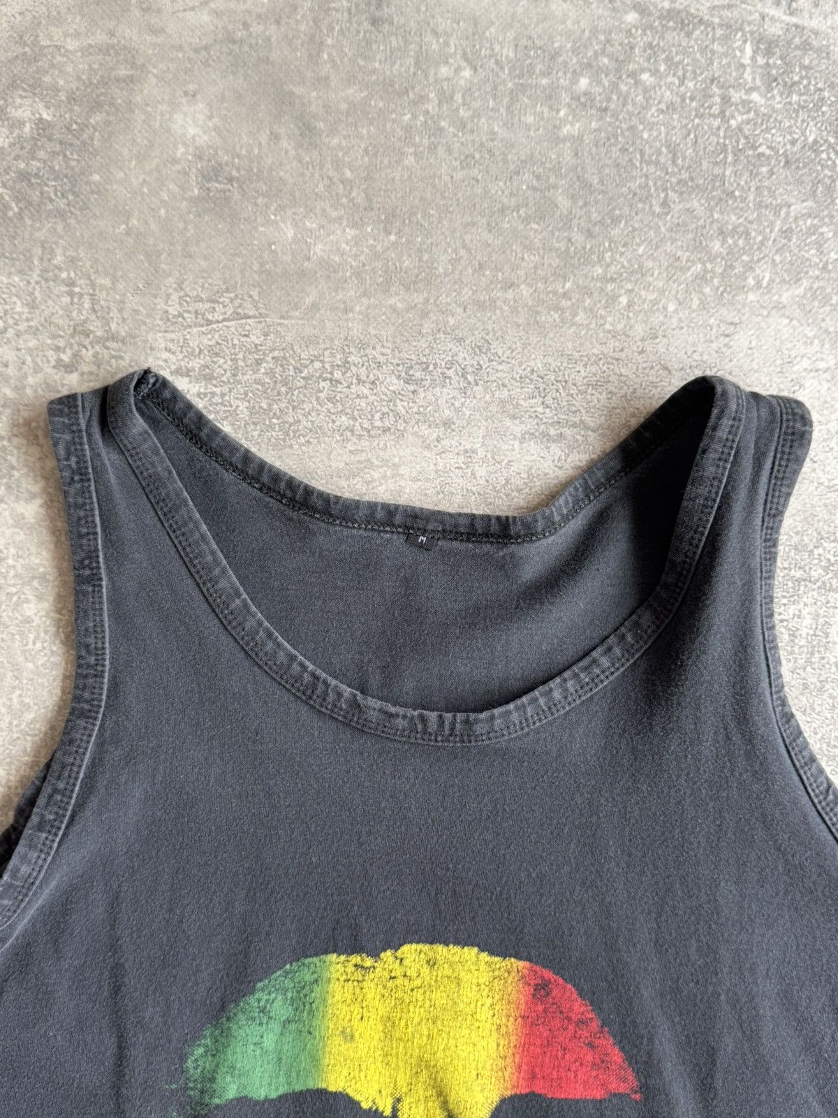 Bob Marley Vintage 90s Bob Marley Rasta Tank Top Size US M / EU 48-50 / 2 - 3 Thumbnail