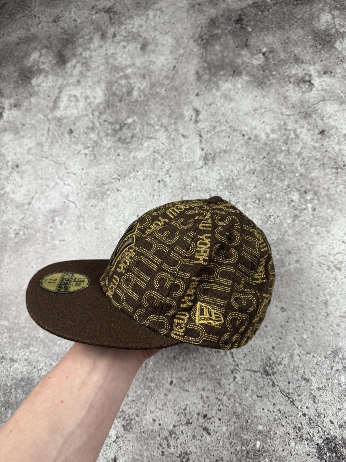 Kith × New Era × New York Yankees New Era New York Yankees Monogram Brown Cap Rap Size ONE SIZE - 3 Thumbnail