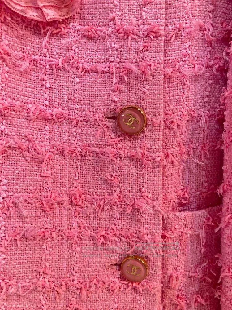 Chanel Chanel Pink bow double-breasted jacket Size XS / US 0-2 / IT 36-38 - 4 Thumbnail