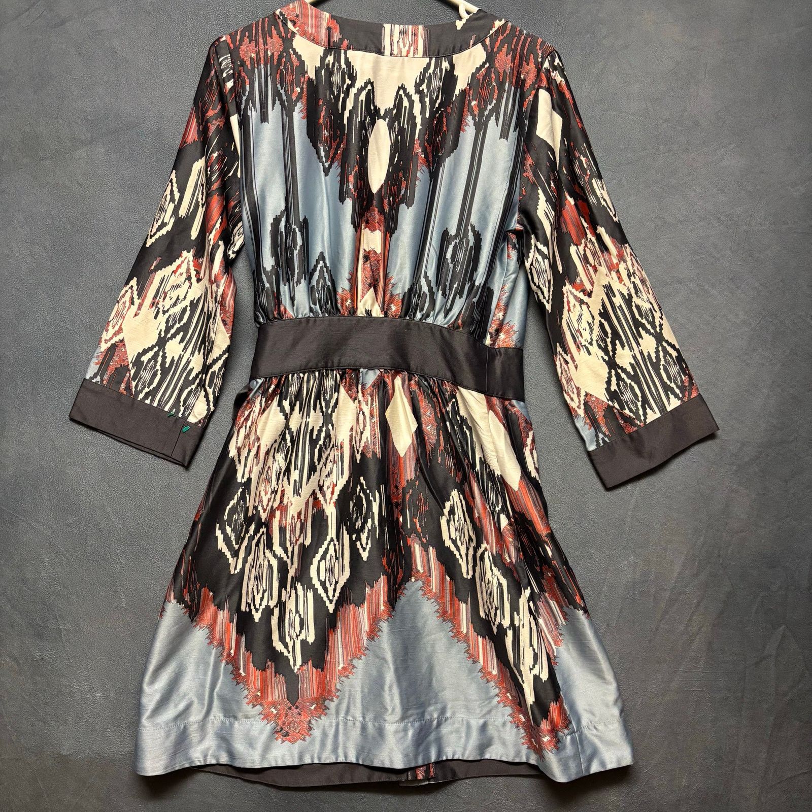 Other Eloise Wraparound Dress Midi Art to Wear Hippy Boho Sexy Size S / US 4 / IT 40 - 7 Thumbnail