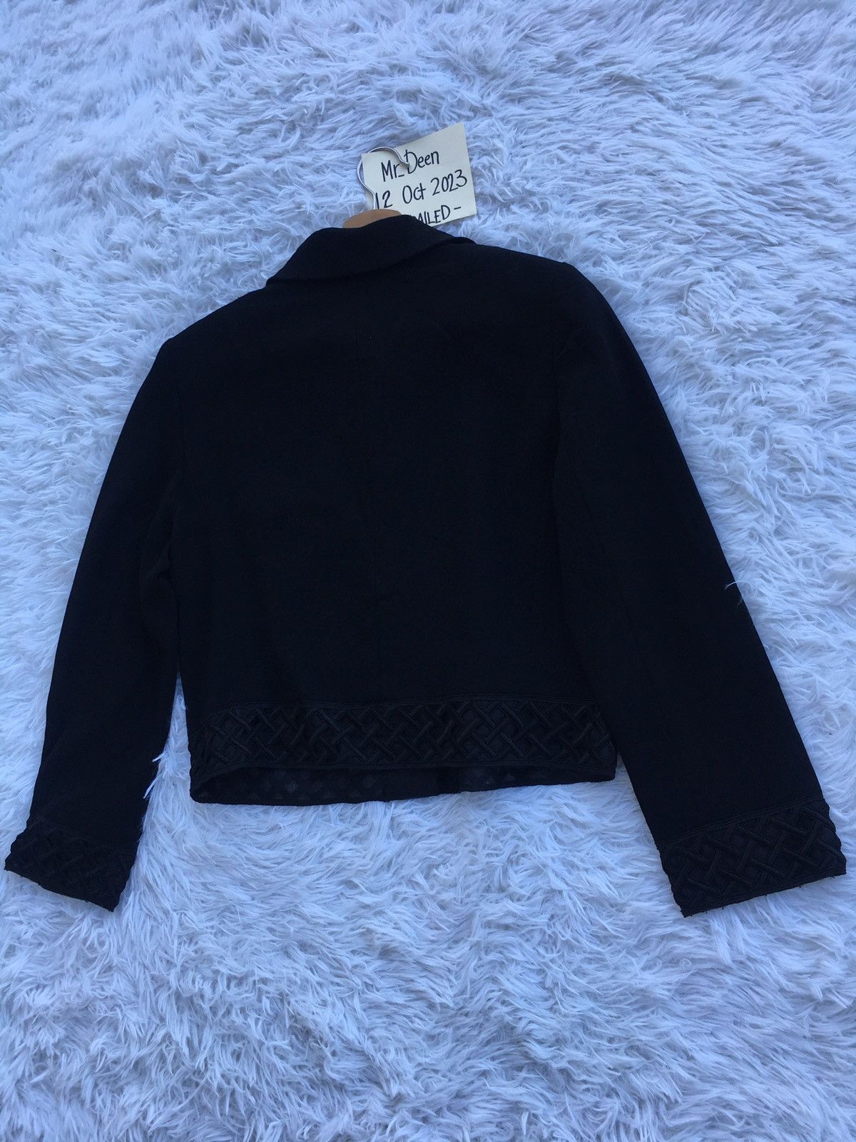 Christian Dior Monsieur Rare Vintage 90s Christian Dior Low Cut Blazer Women Size M / US 6-8 / IT 42-44 - 22 Thumbnail